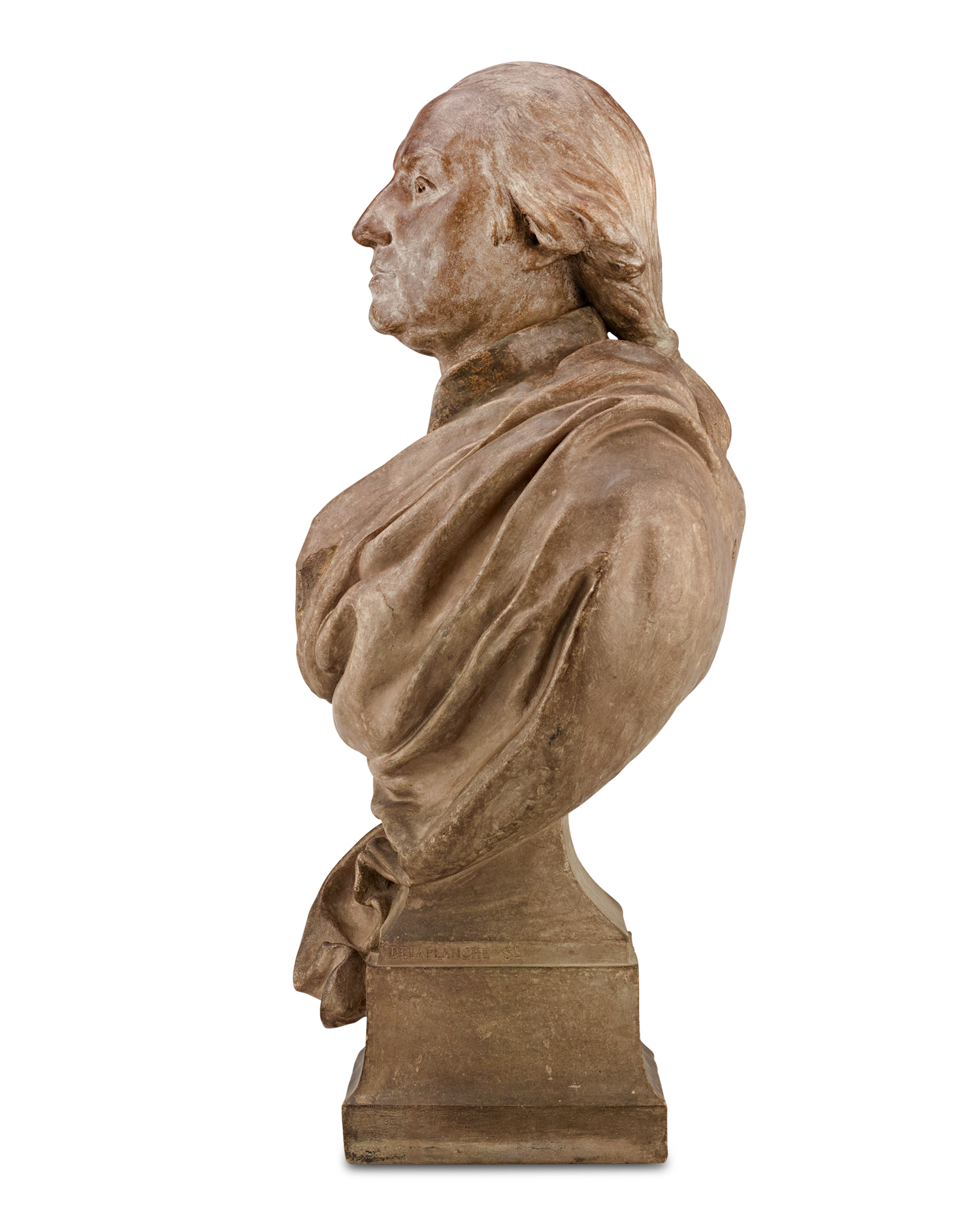 Terracotta Bust of George Washington by Eugène Delaplanche