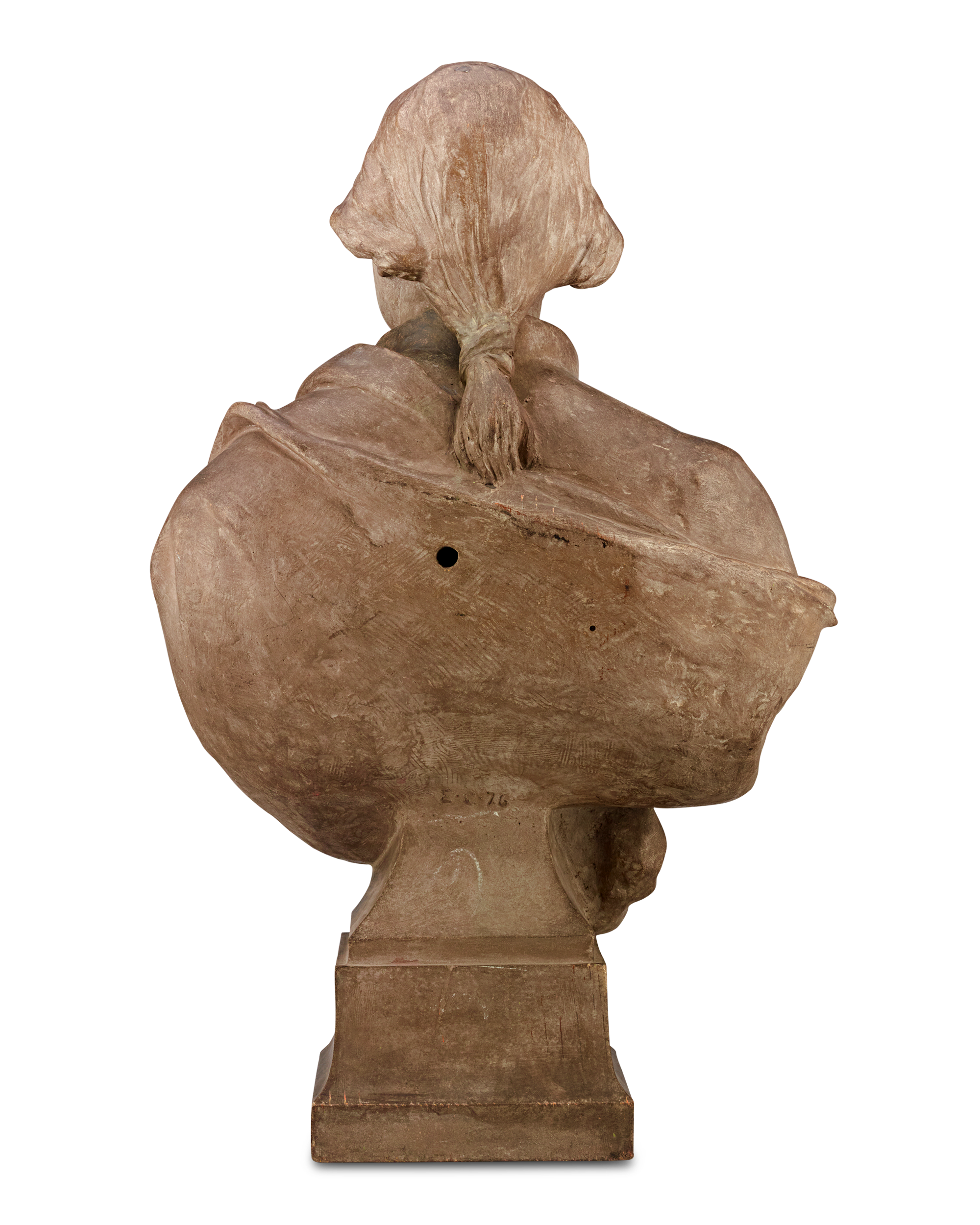 Terracotta Bust of George Washington by Eugène Delaplanche