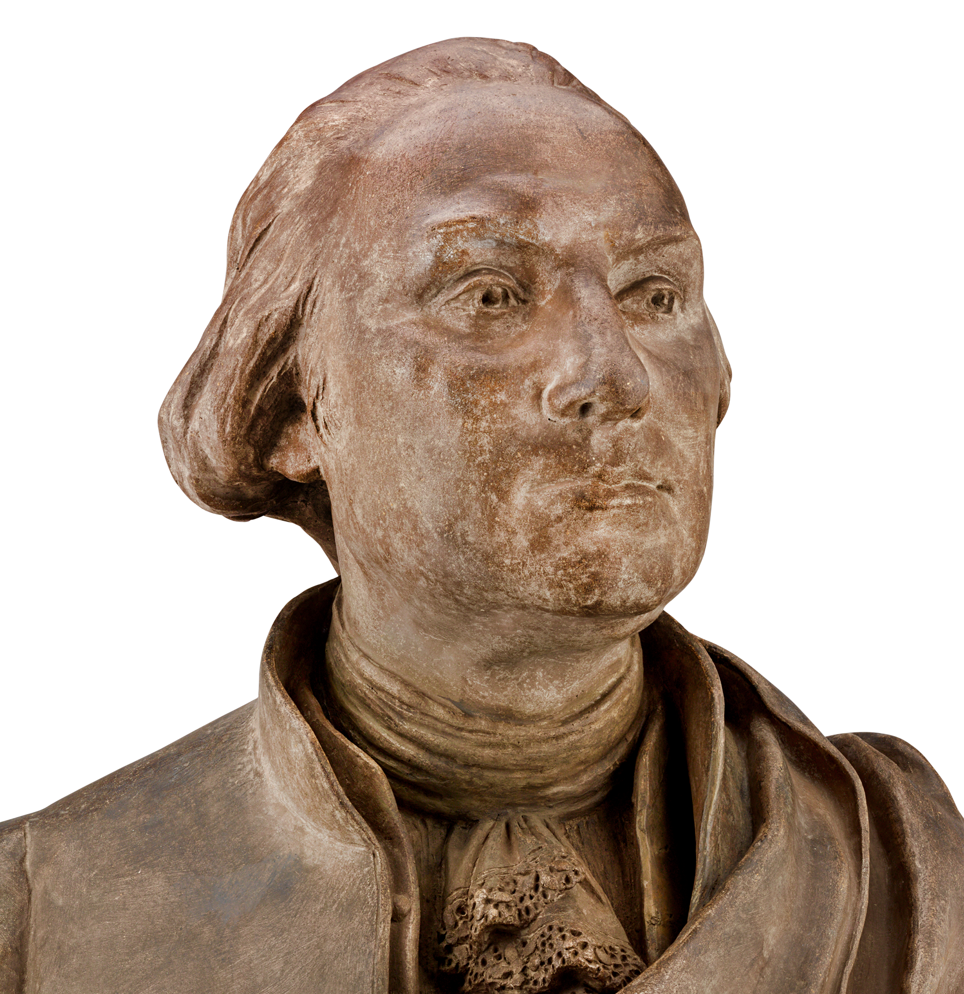 Terracotta Bust of George Washington by Eugène Delaplanche