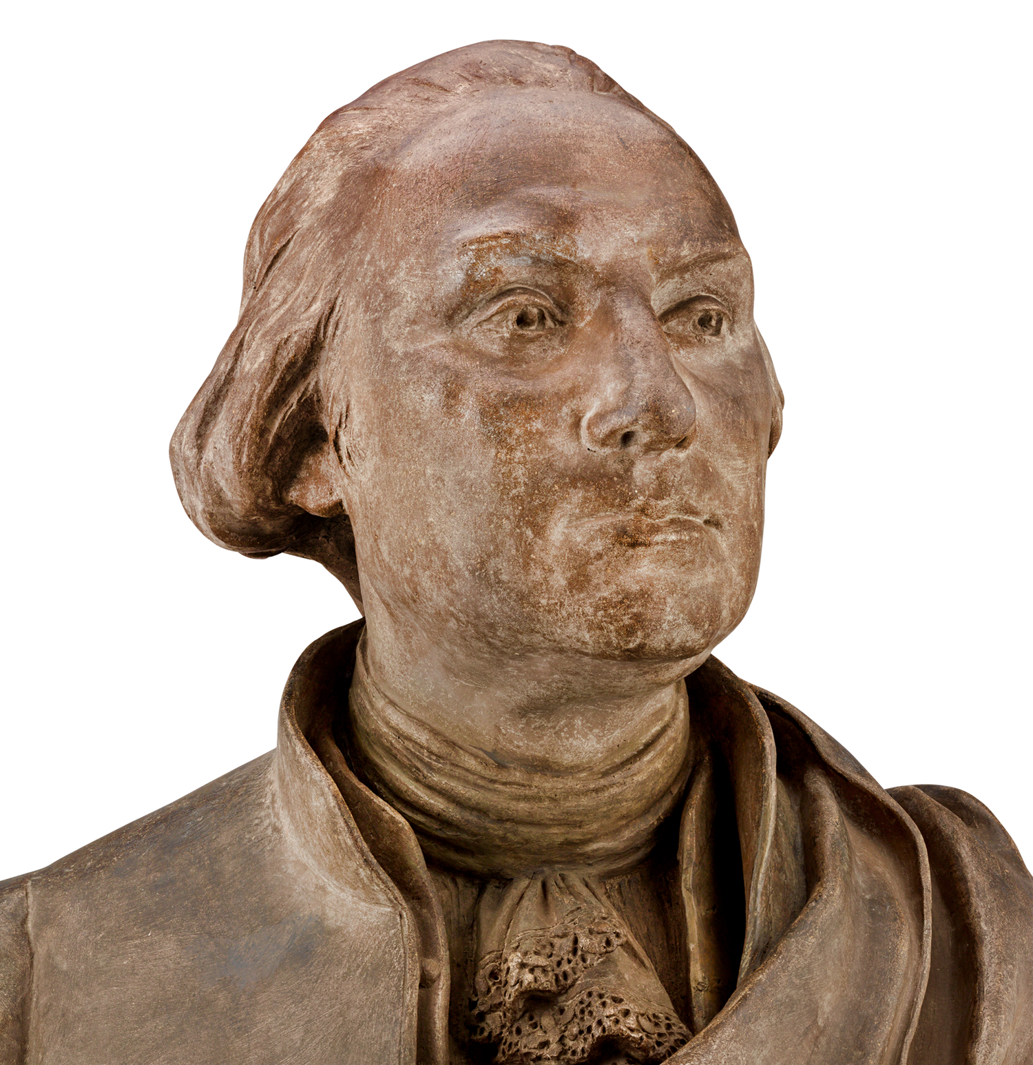 Terracotta Bust of George Washington by Eugène Delaplanche