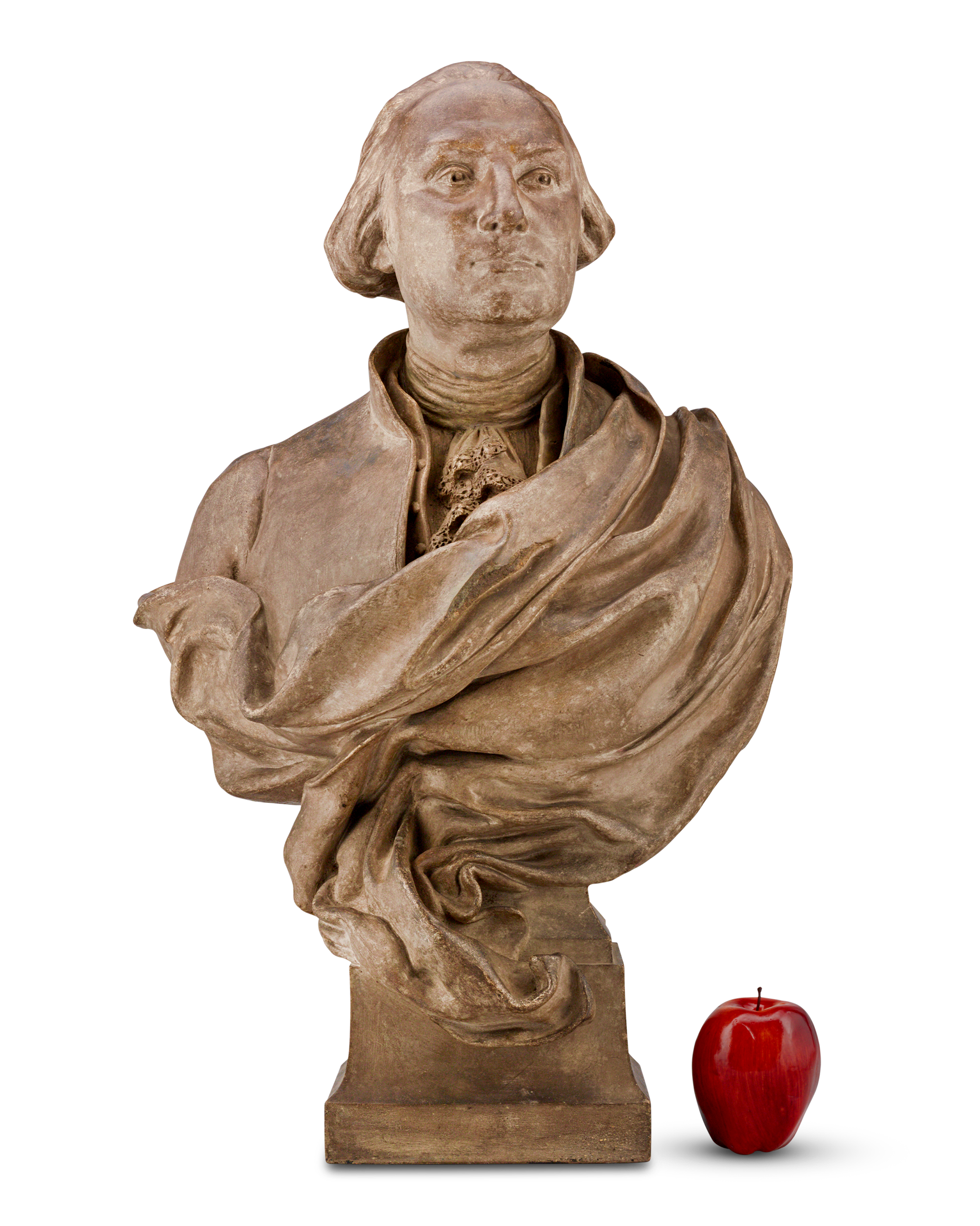 Terracotta Bust of George Washington by Eugène Delaplanche