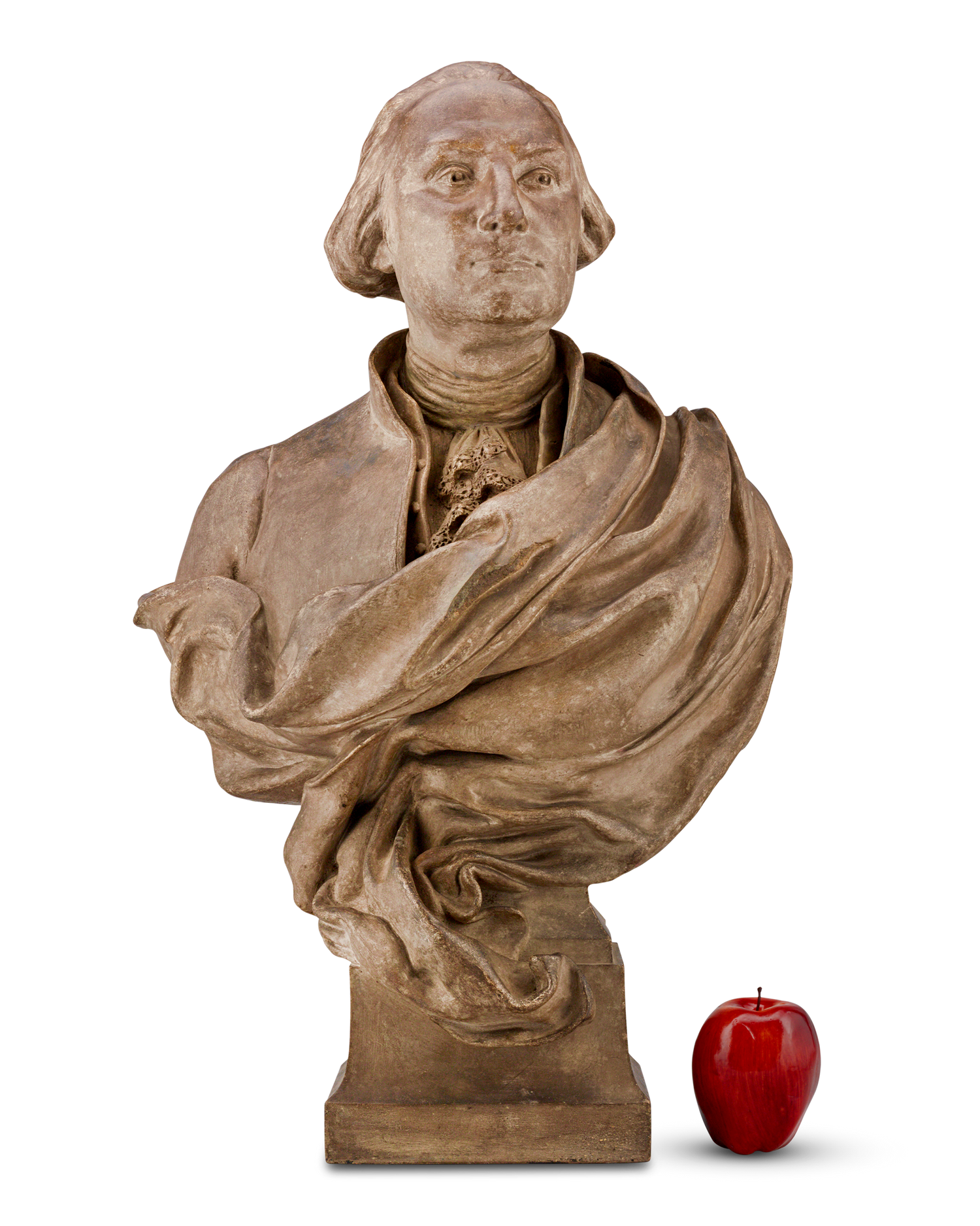 Terracotta Bust of George Washington by Eugène Delaplanche