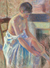 Femme mettant ses bas by Maximilien Luce