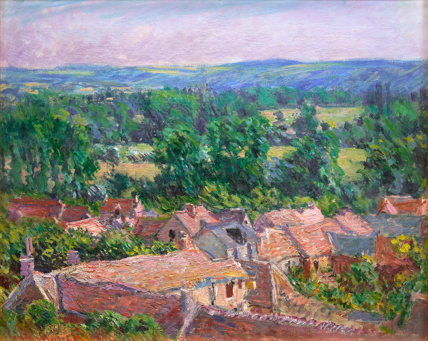 Vue du village de Giverny by Claude Monet