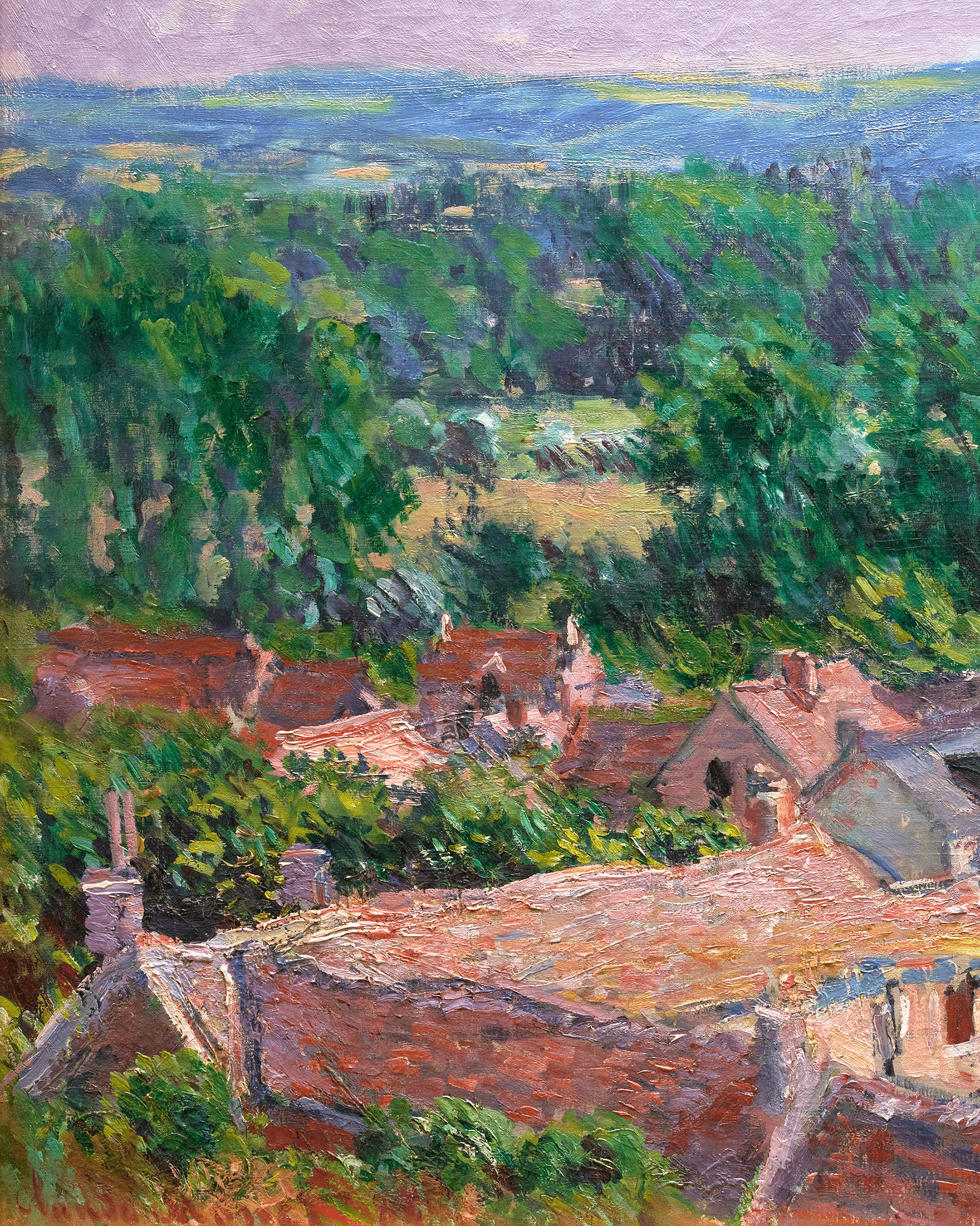 Vue du village de Giverny by Claude Monet