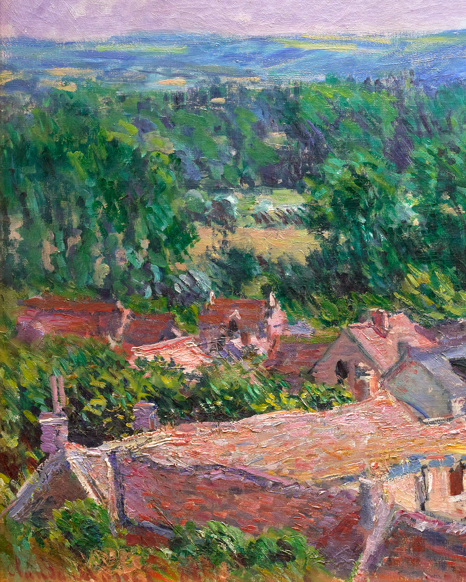 Vue du village de Giverny by Claude Monet