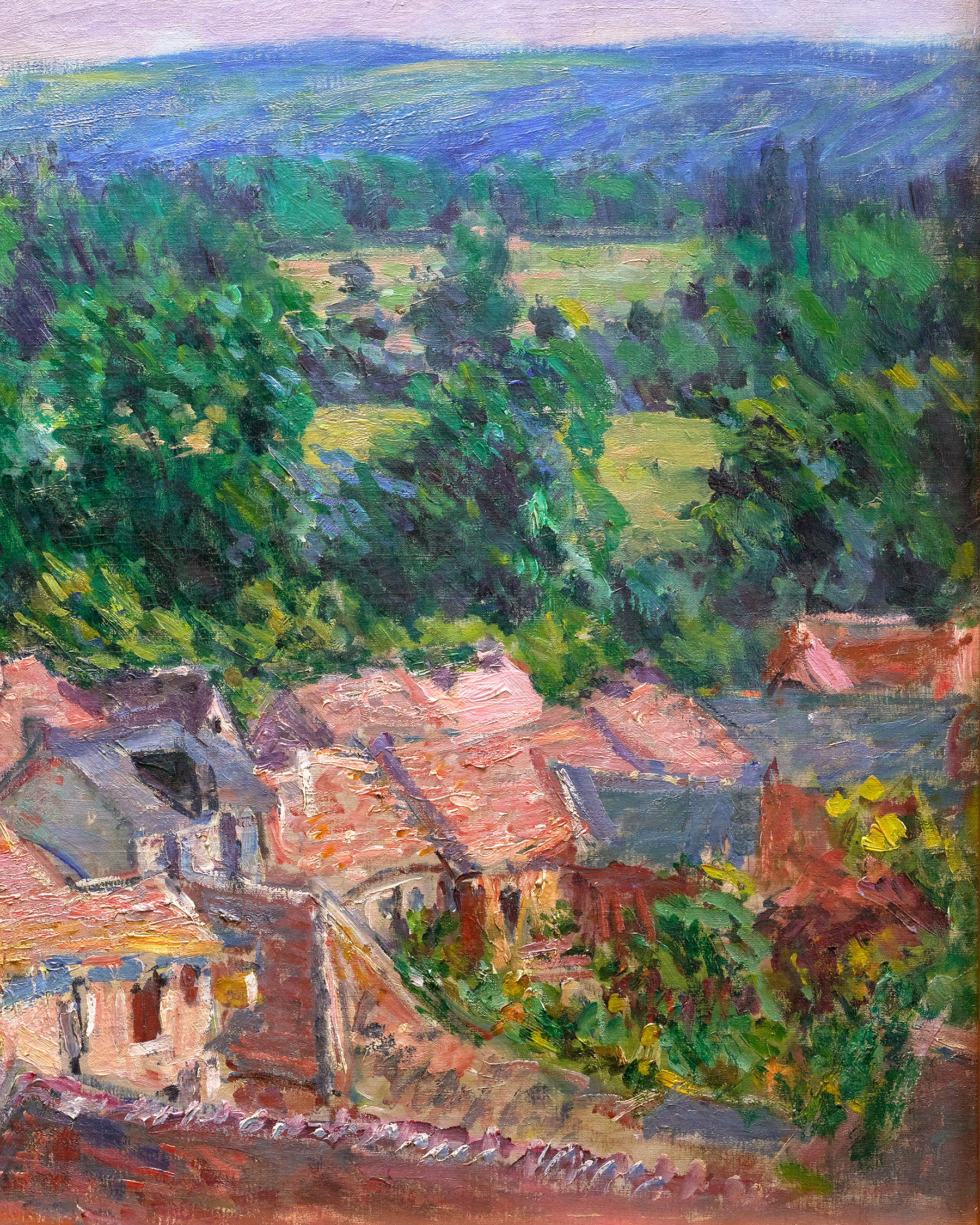 Vue du village de Giverny by Claude Monet