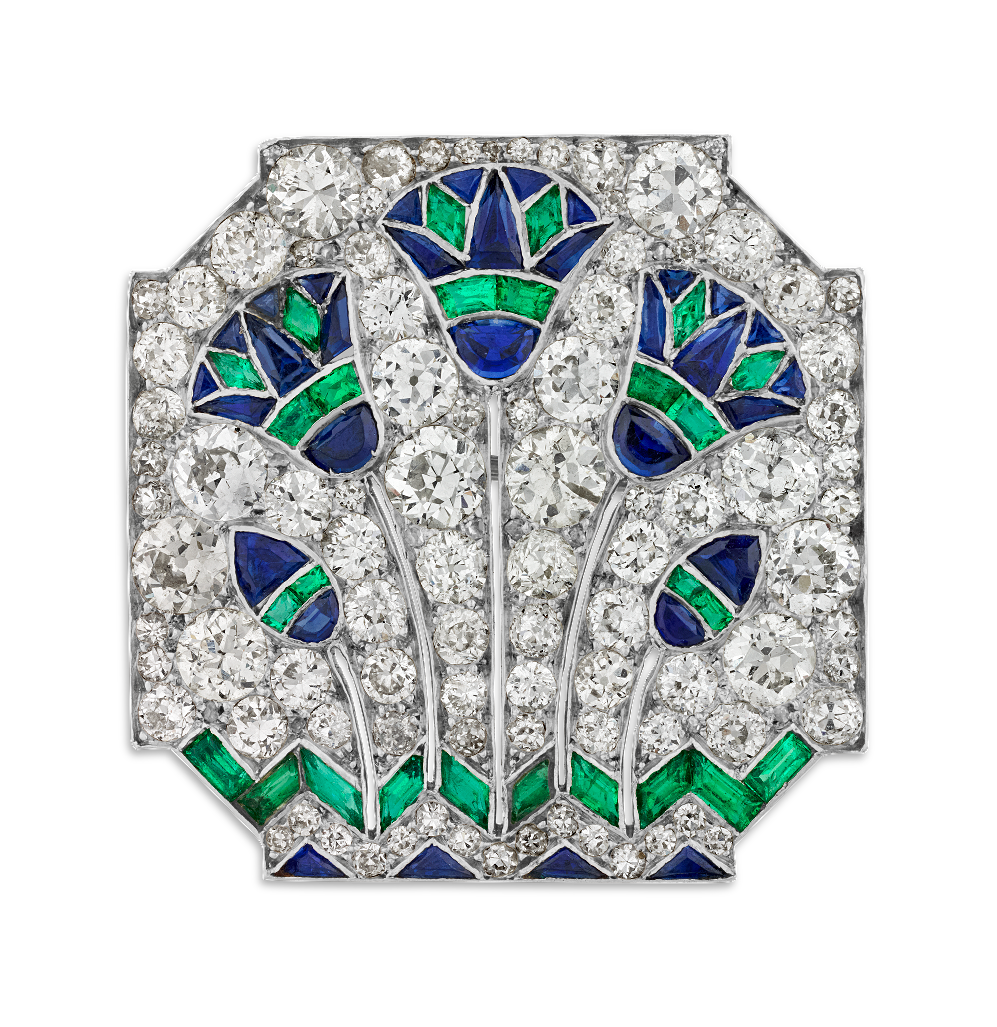 Art Deco Egyptian Revival Brooch