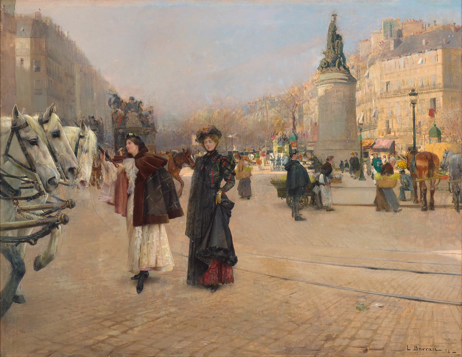 Sur la place de Clichy by Laureano Barrau