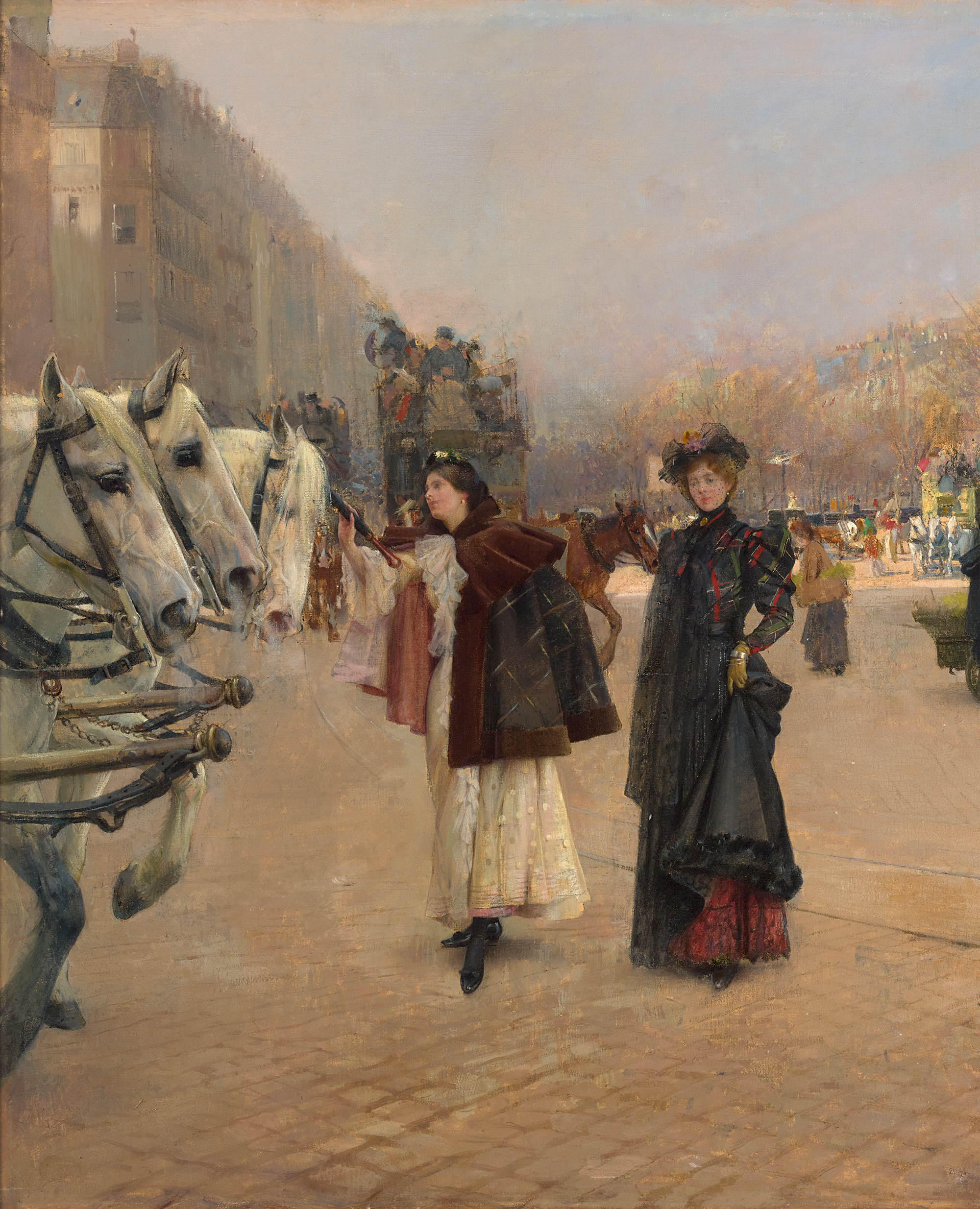 Sur la place de Clichy by Laureano Barrau