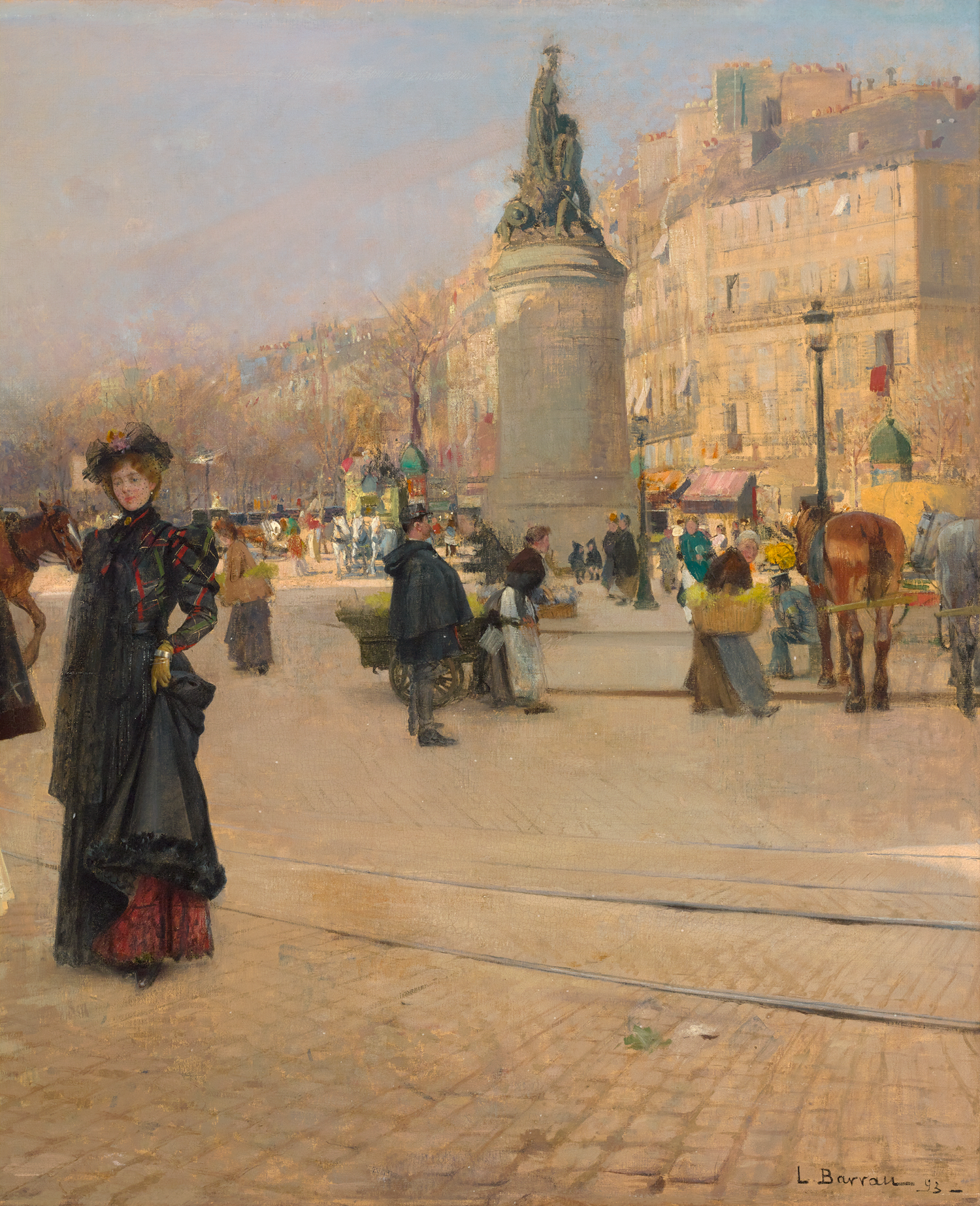 Sur la place de Clichy by Laureano Barrau