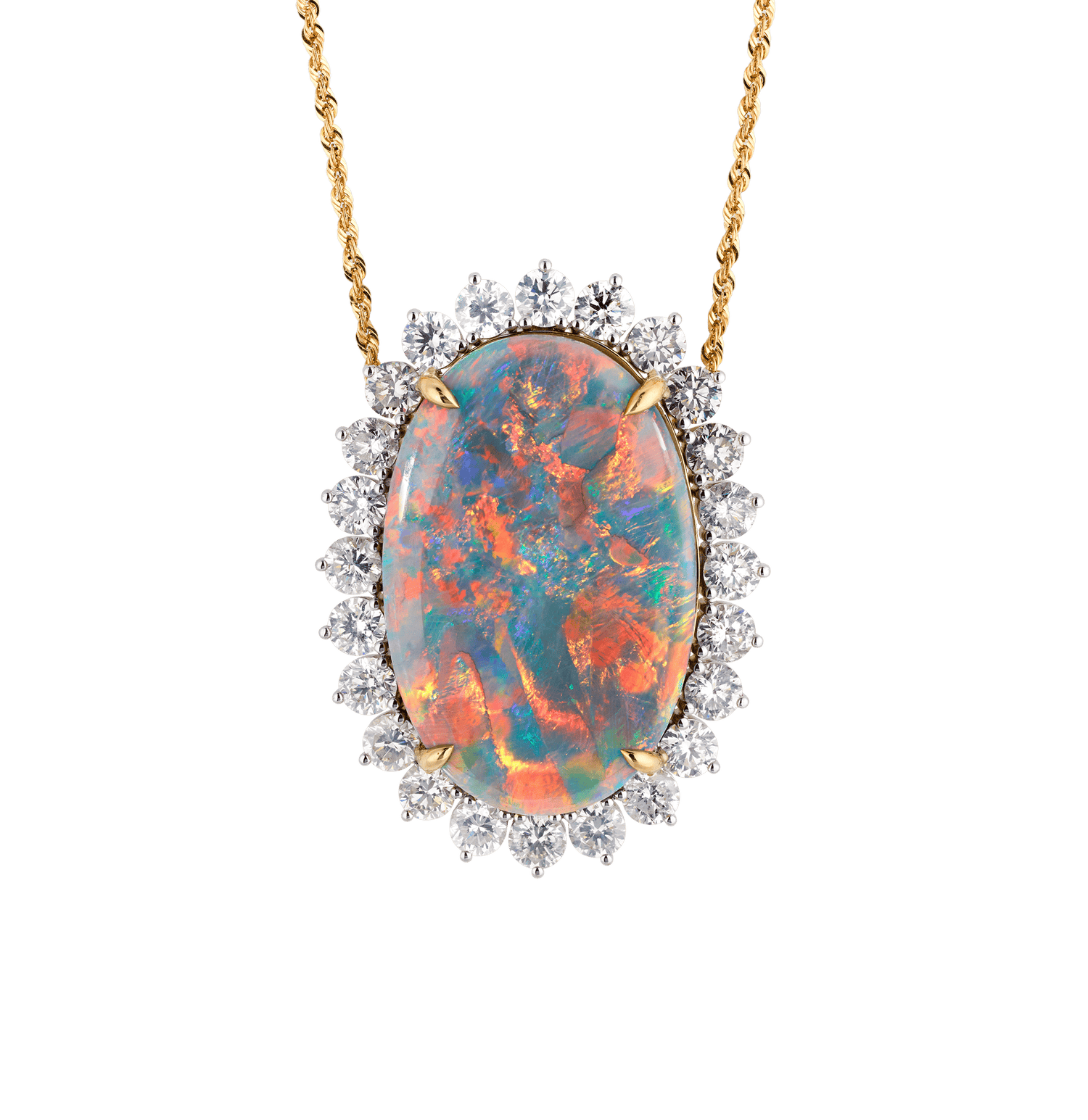 Black Opal Pendant, 51.54 Carats | M.S. Rau Black Opal Pendant, 51.54 Carats | M.S. Rau