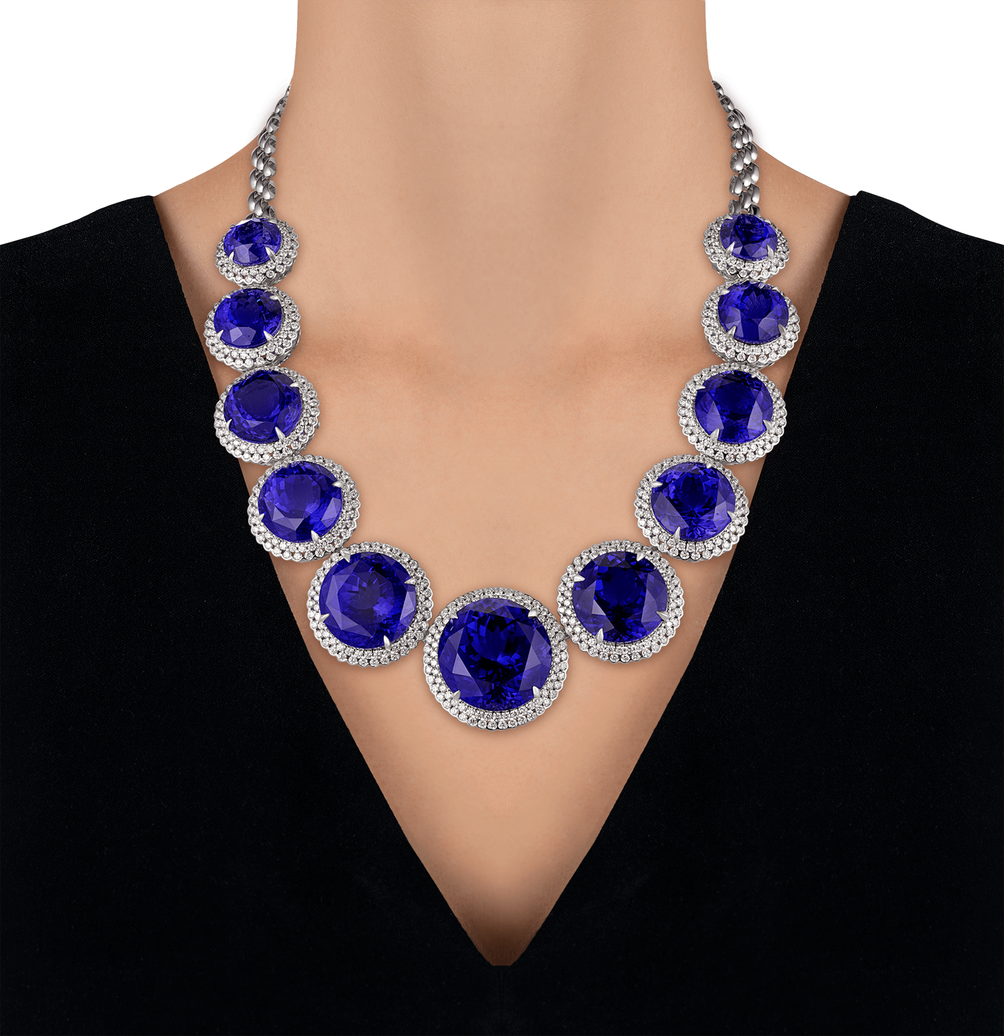 Tanzanite Necklace, 304.66 Carats