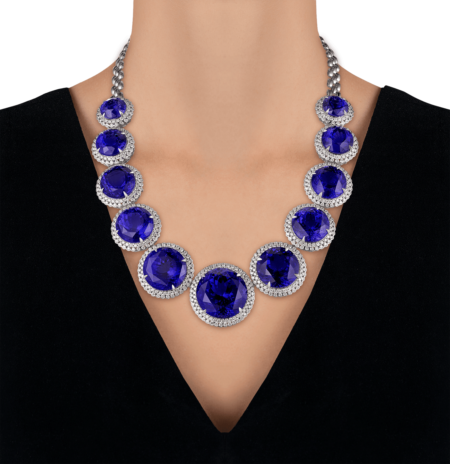 Tanzanite Necklace, 304.66 Carats