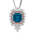 Unheated Brazilian Paraiba Pendant, 23.50 carats