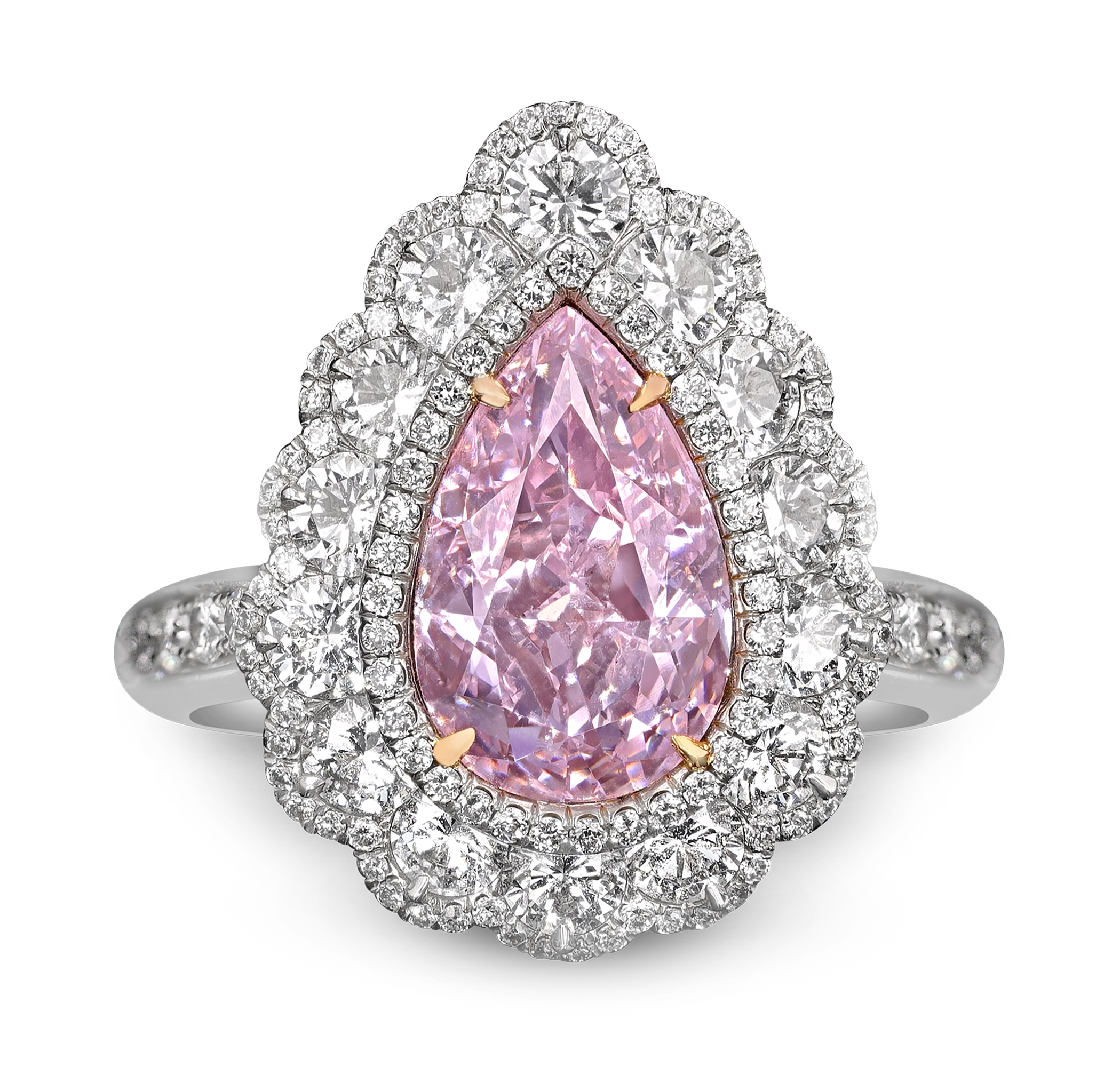 Natural Fancy Purplish-Pink Diamond Ring, 2.58 carats