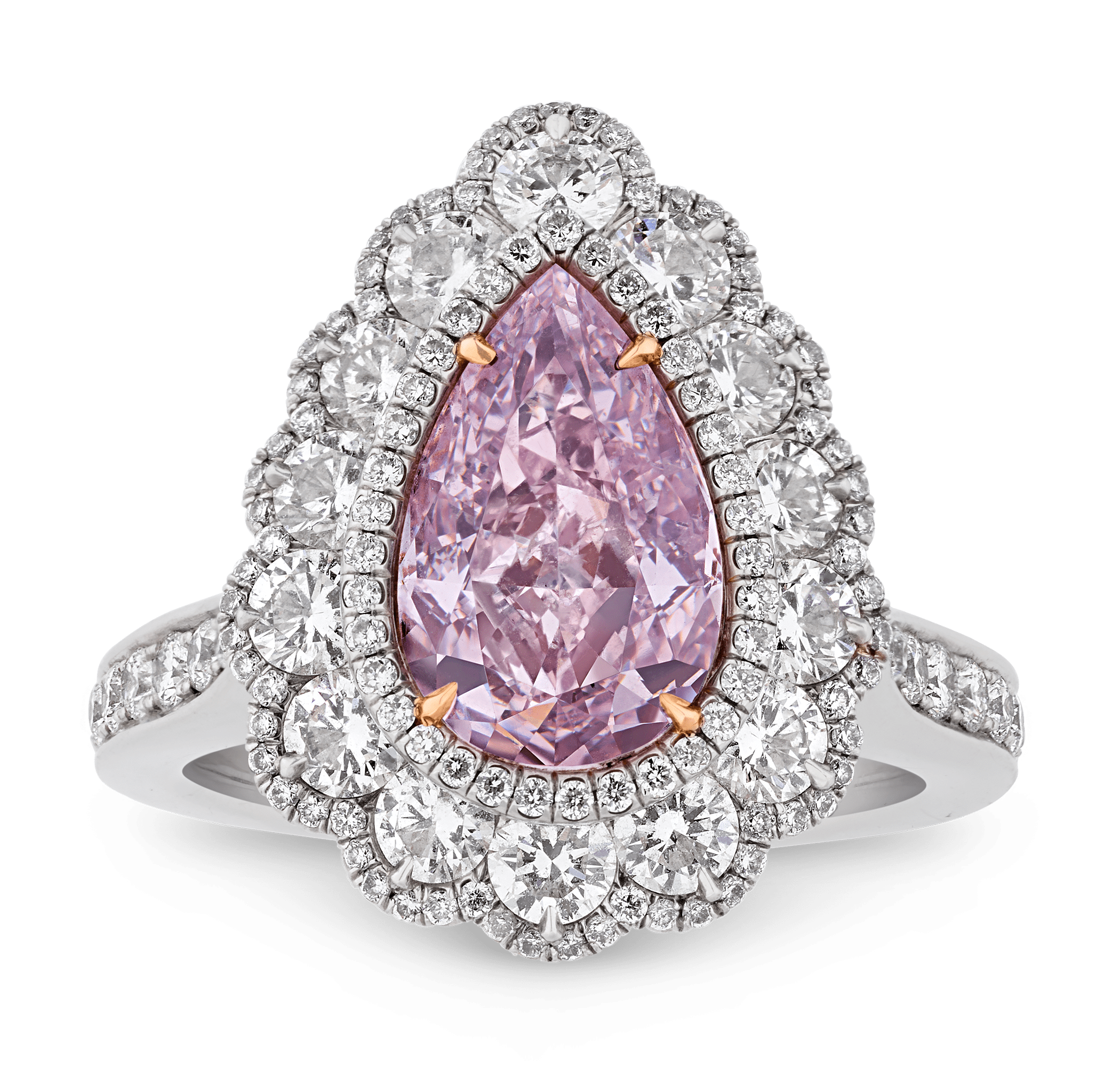 Natural Fancy Purplish-Pink Diamond Ring, 2.58 carats