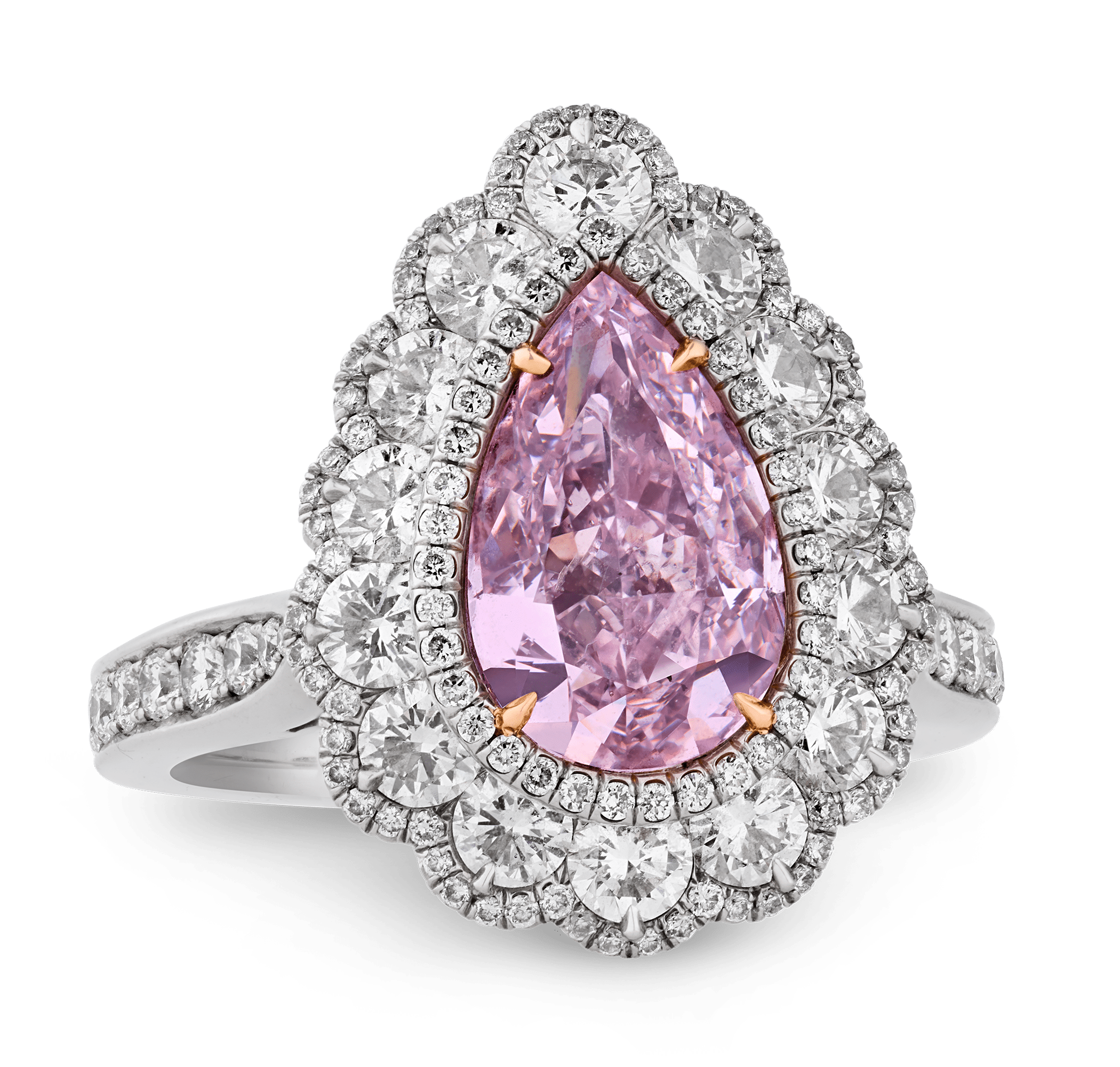 Natural Fancy Purplish-Pink Diamond Ring, 2.58 carats