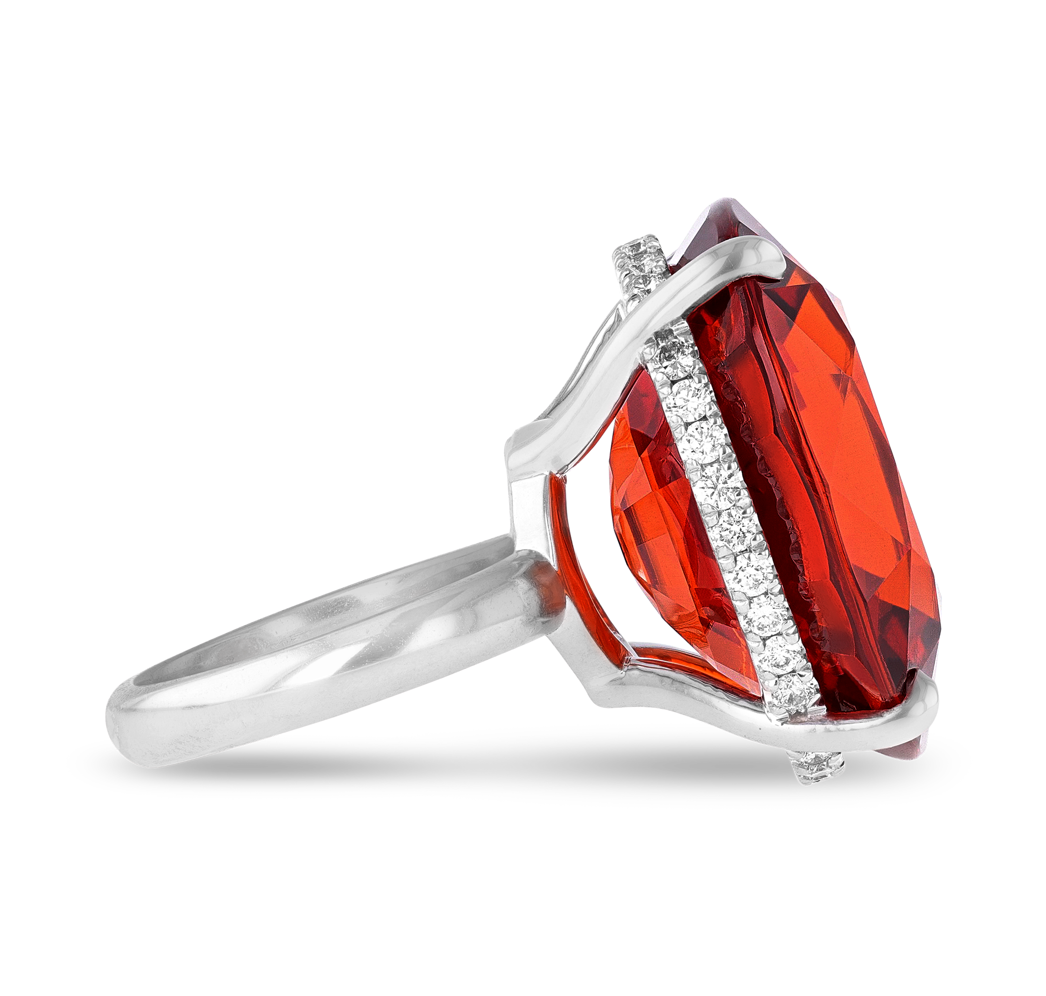 Spessartite Garnet Ring, 54.39 carats