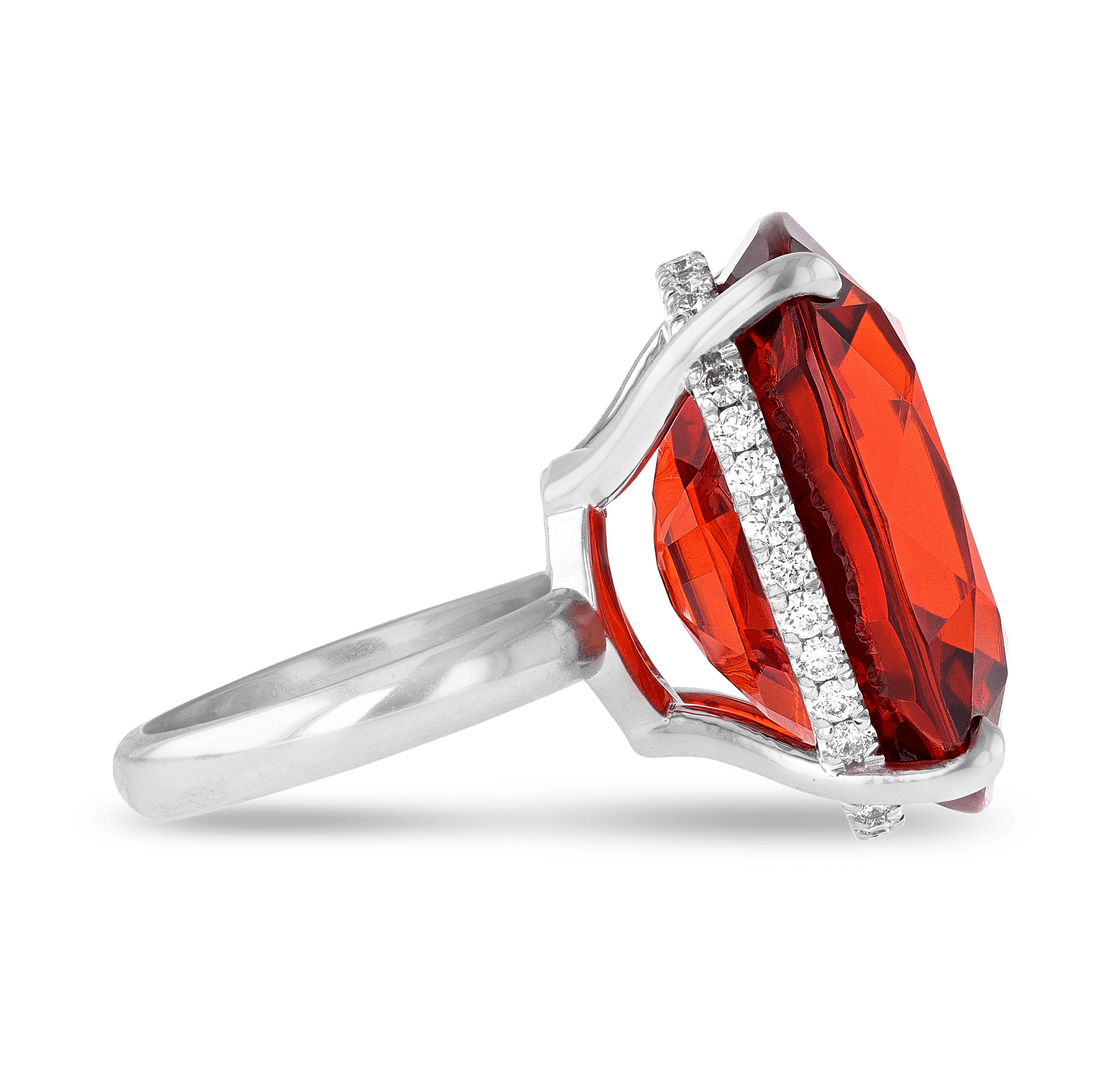 Rare !! Jolie Spessartite Rouge Orange D'Afrique : 2,40 Carats ★★ P381 Rare !! Jolie Spessartite Rouge Orange D'Afrique : 2,40 Carats ★★ P381