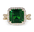Tsavorite Garnet Ring, 7.02 carats