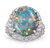 Black Opal Ring, 7.81 carats