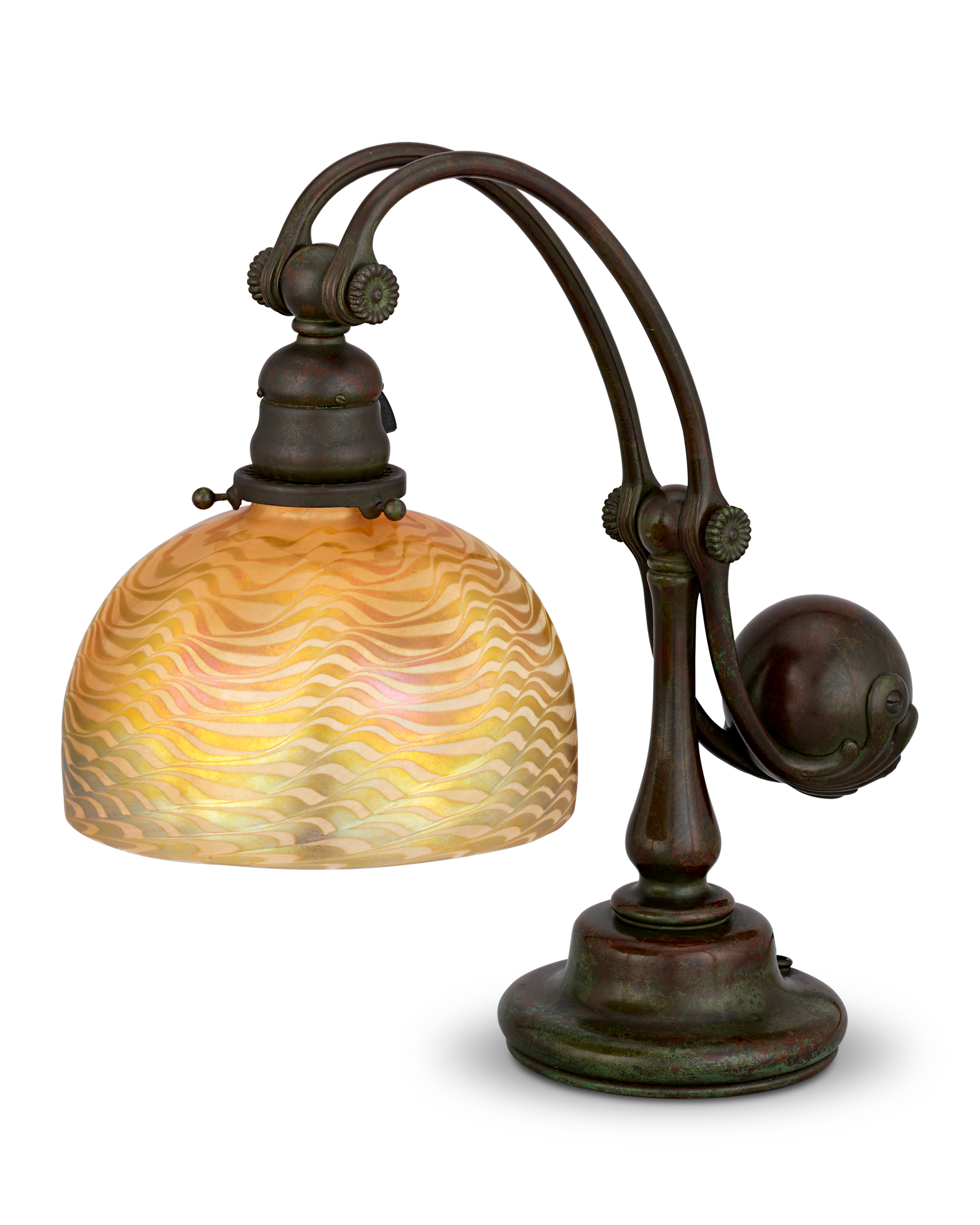 Tiffany Studios Counter Balance Desk Lamp