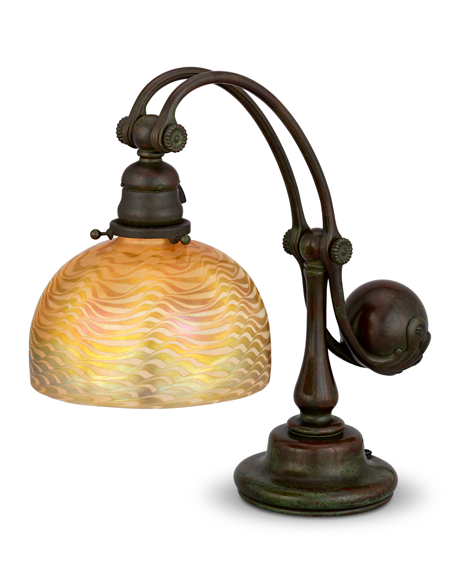 Tiffany Studios Counter Balance Desk Lamp