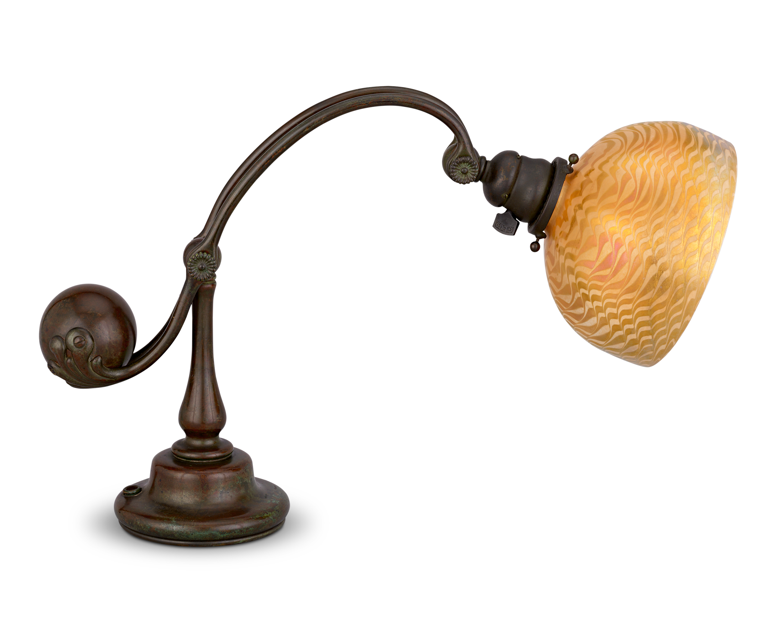 Tiffany Studios Counter Balance Desk Lamp