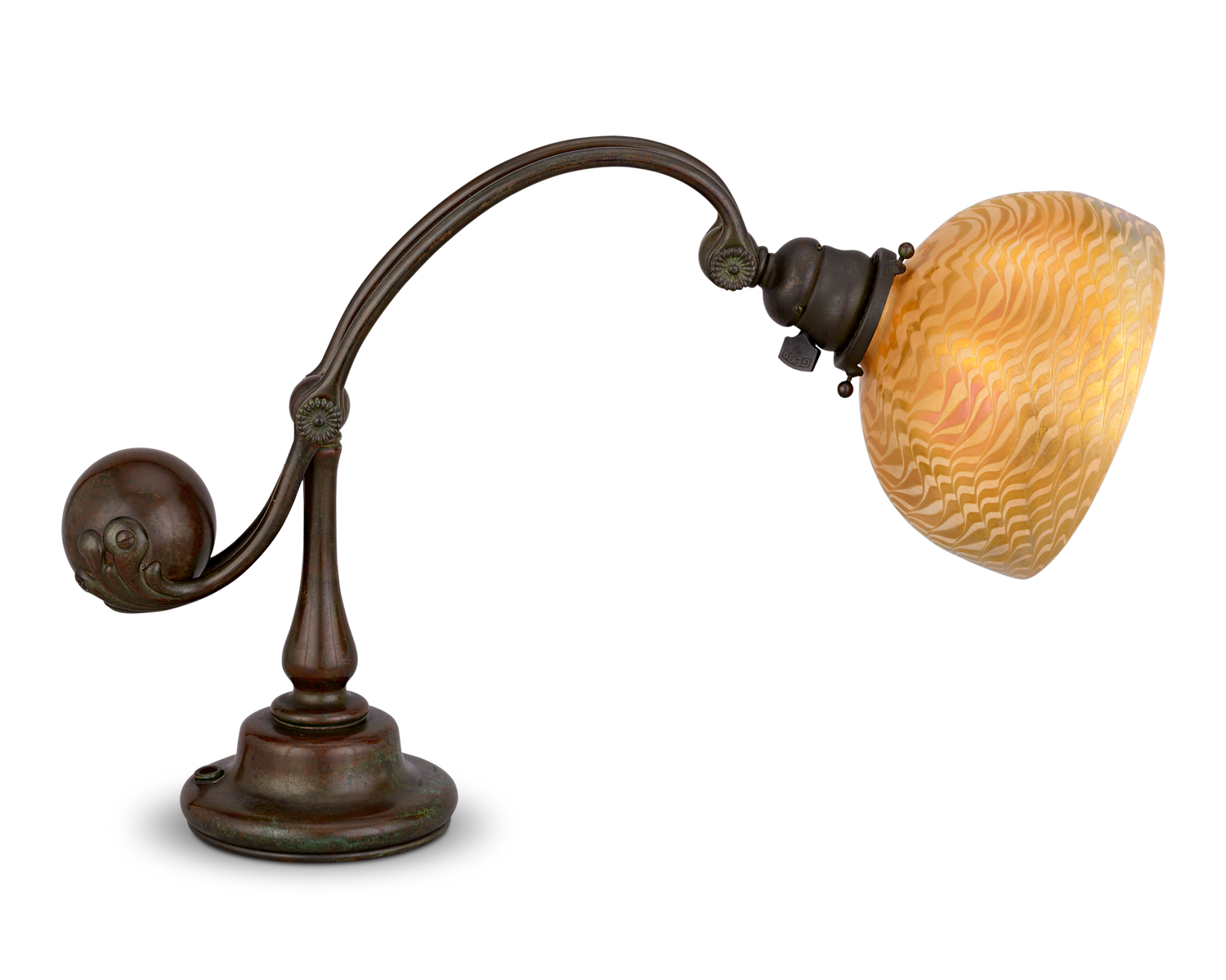 Tiffany Studios Counter Balance Desk Lamp