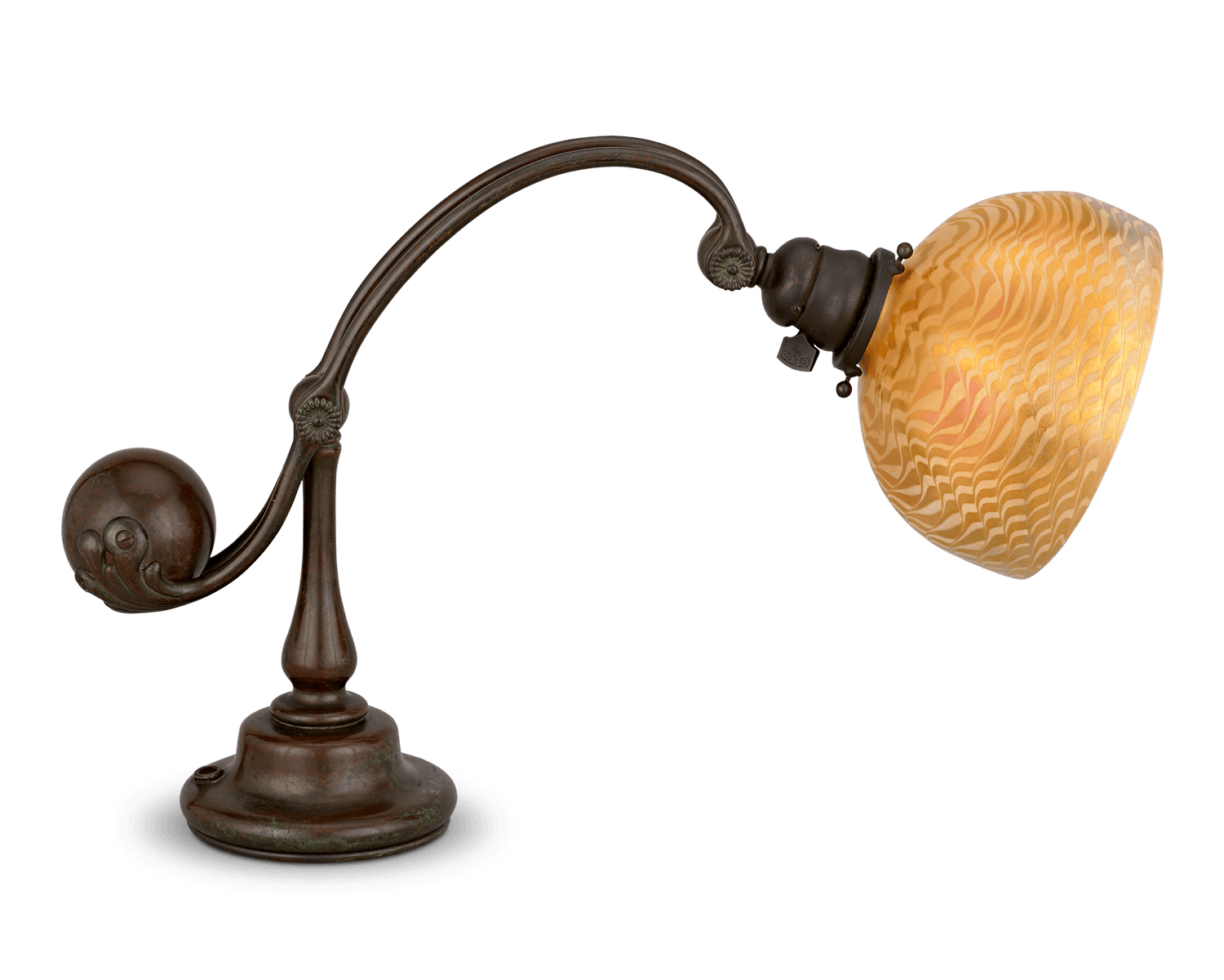 Tiffany Studios Counterbalance Desk Lamp