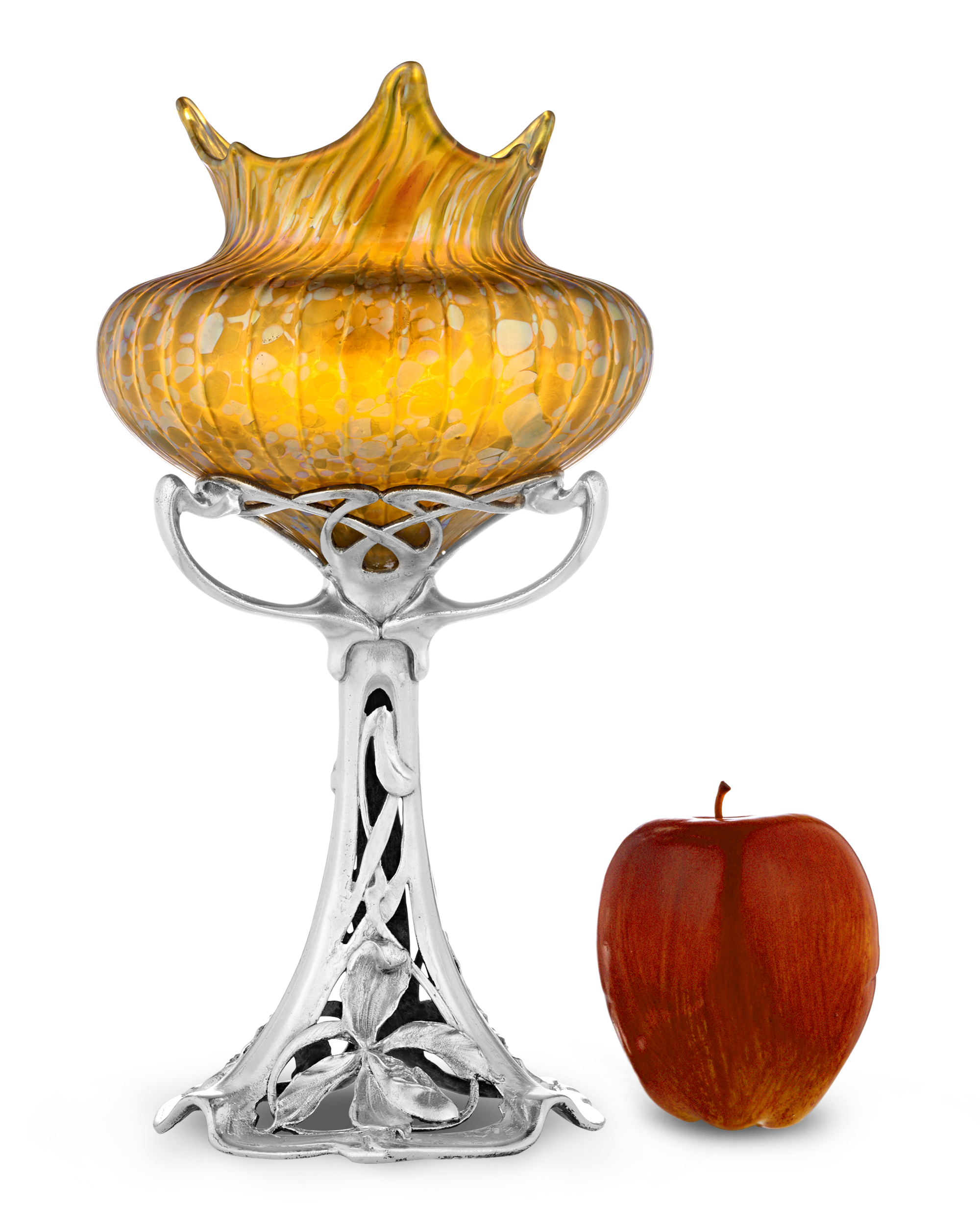 Loetz Phaenomen Genre Vase on a Floral Base