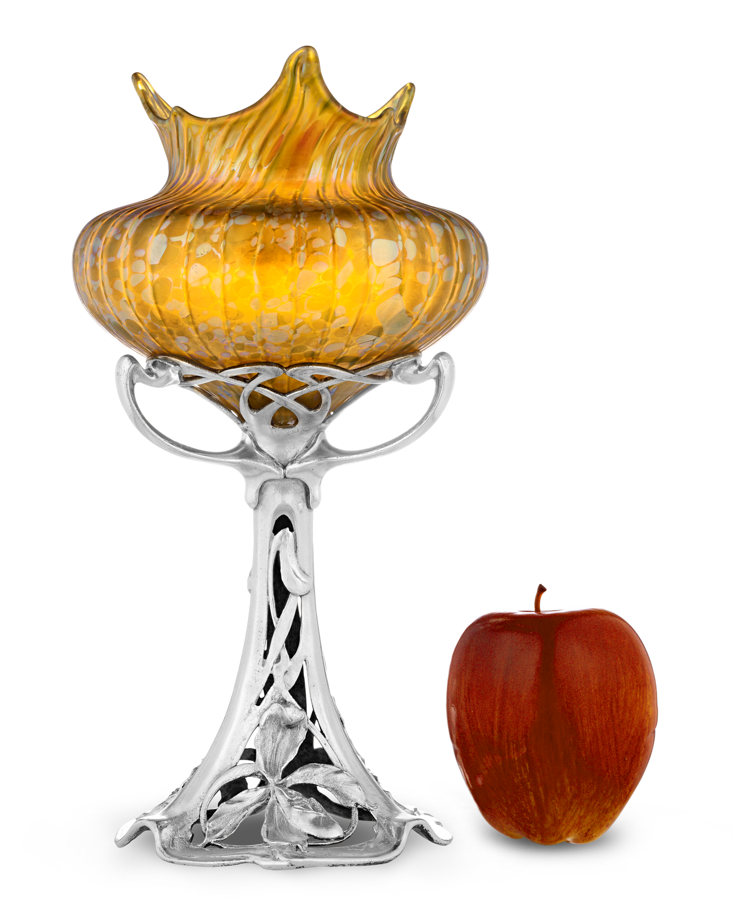 Loetz Phaenomen Genre Vase on a Floral Base