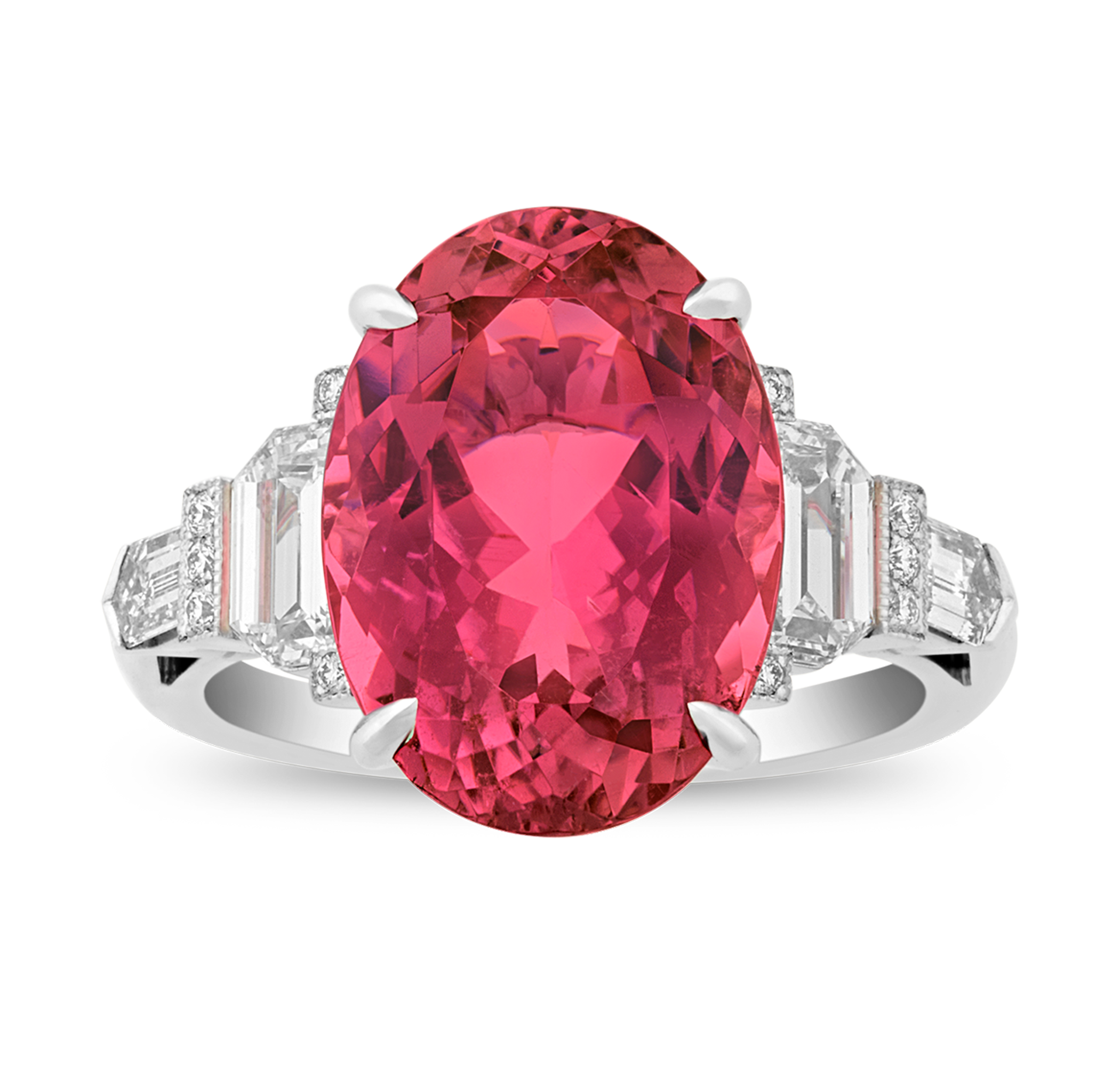 Raymond Yard Pink Tourmaline Ring, 6.53 Carats