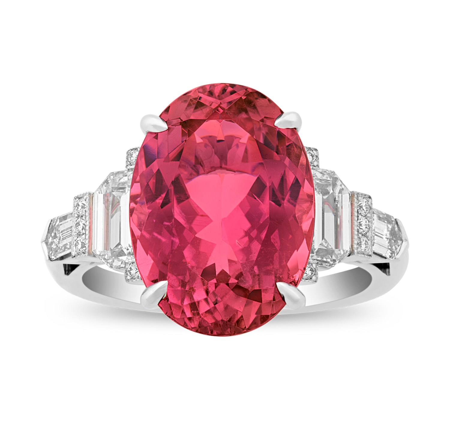 Raymond Yard Pink Tourmaline Ring, 6.53 Carats