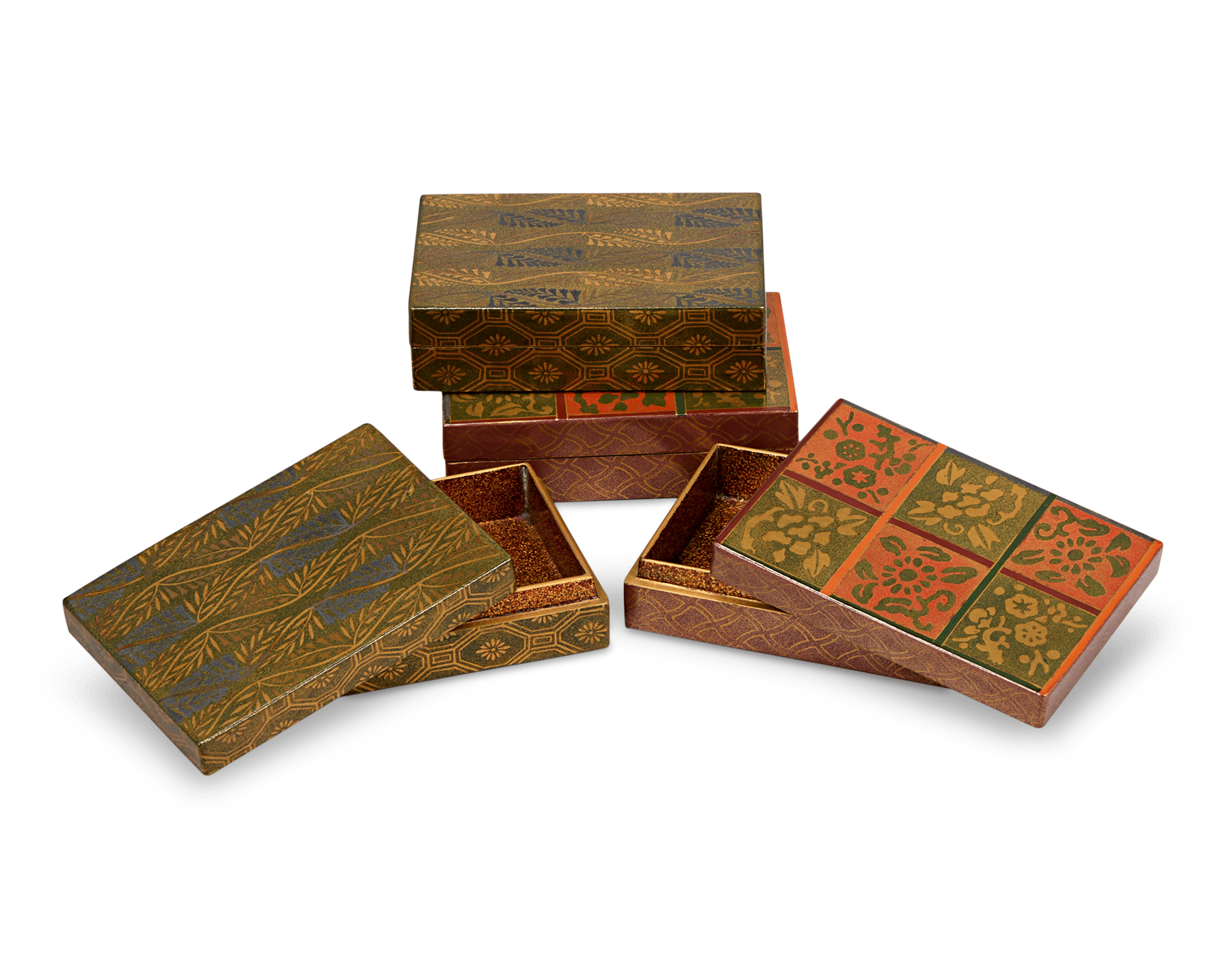 Gold Lacquer Incense Box