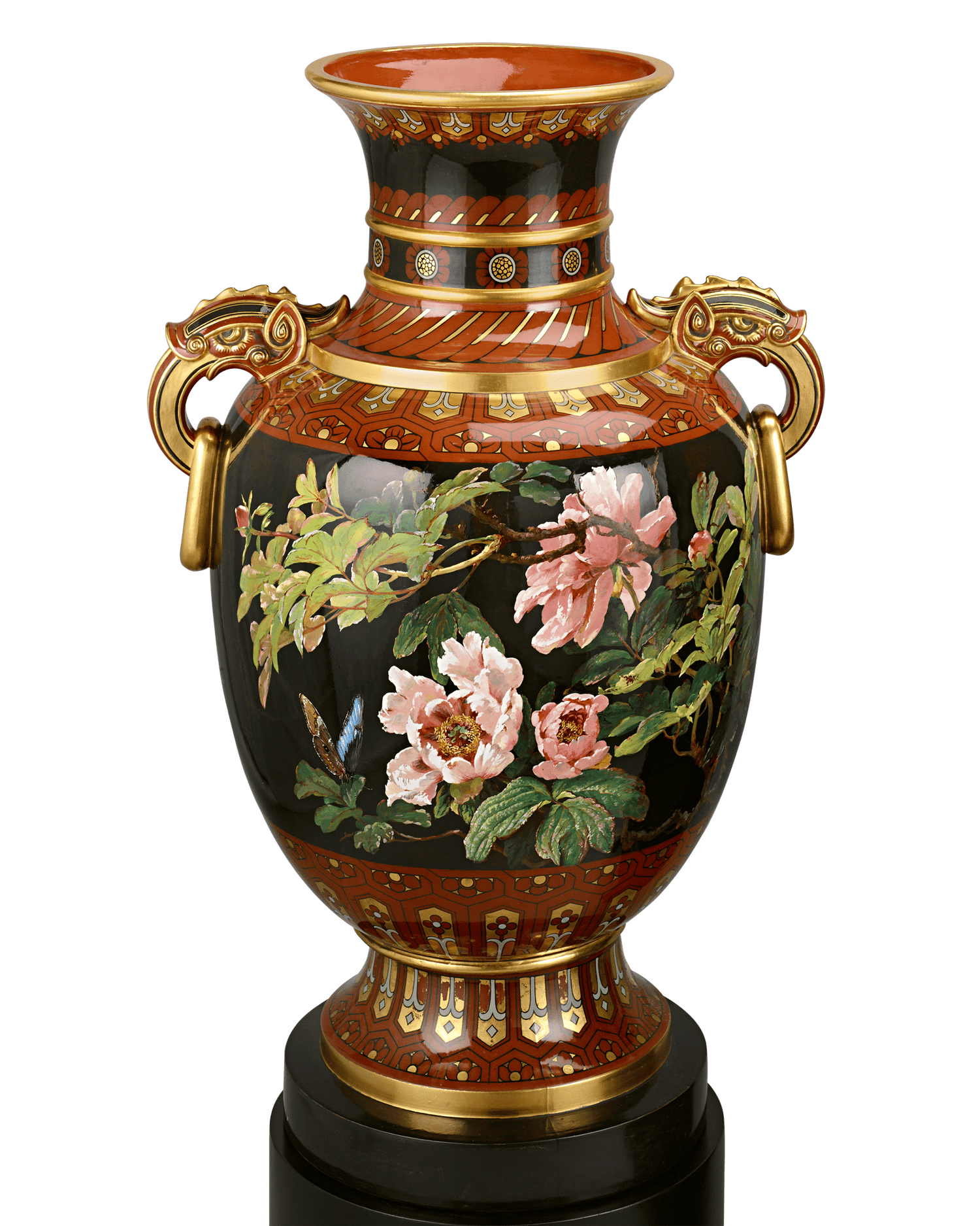 Pair of Minton Exhibition Vases