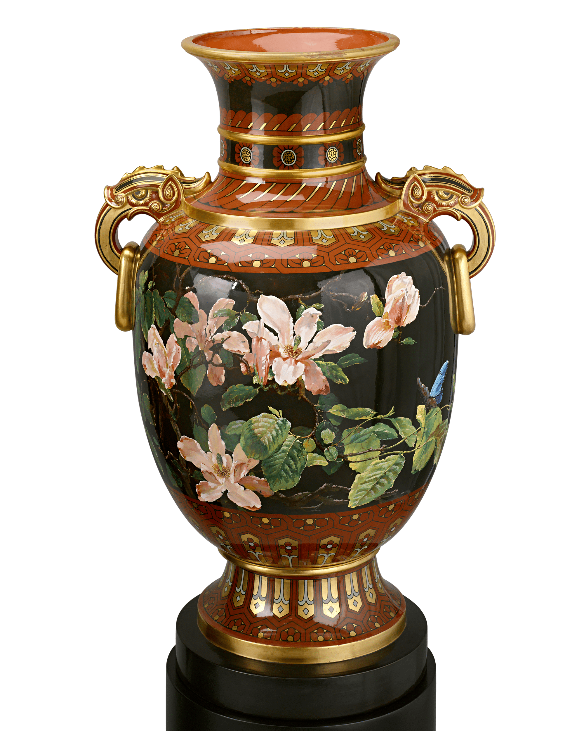 Pair of Minton Exhibition Vases