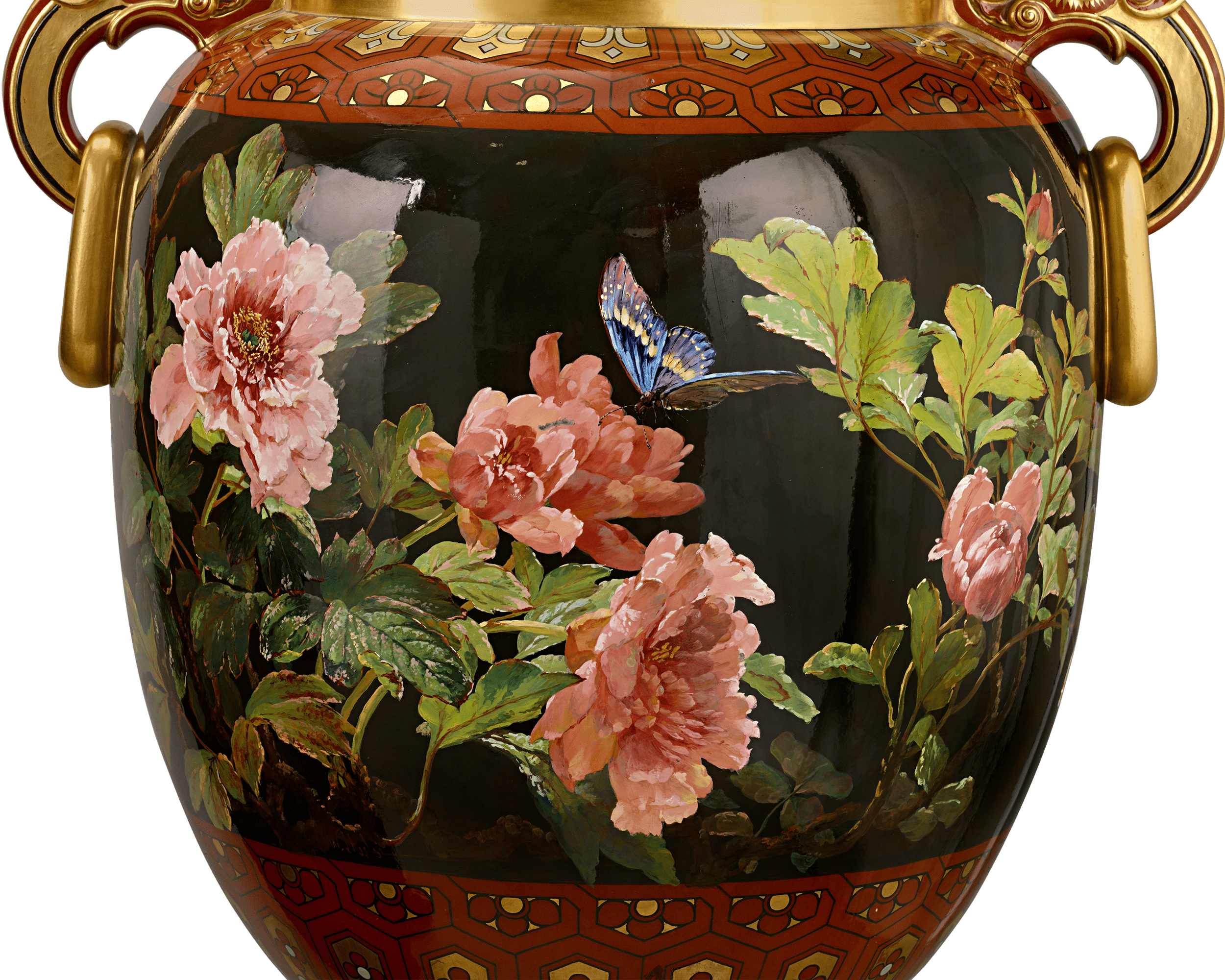 Pair of Minton Exhibition Vases