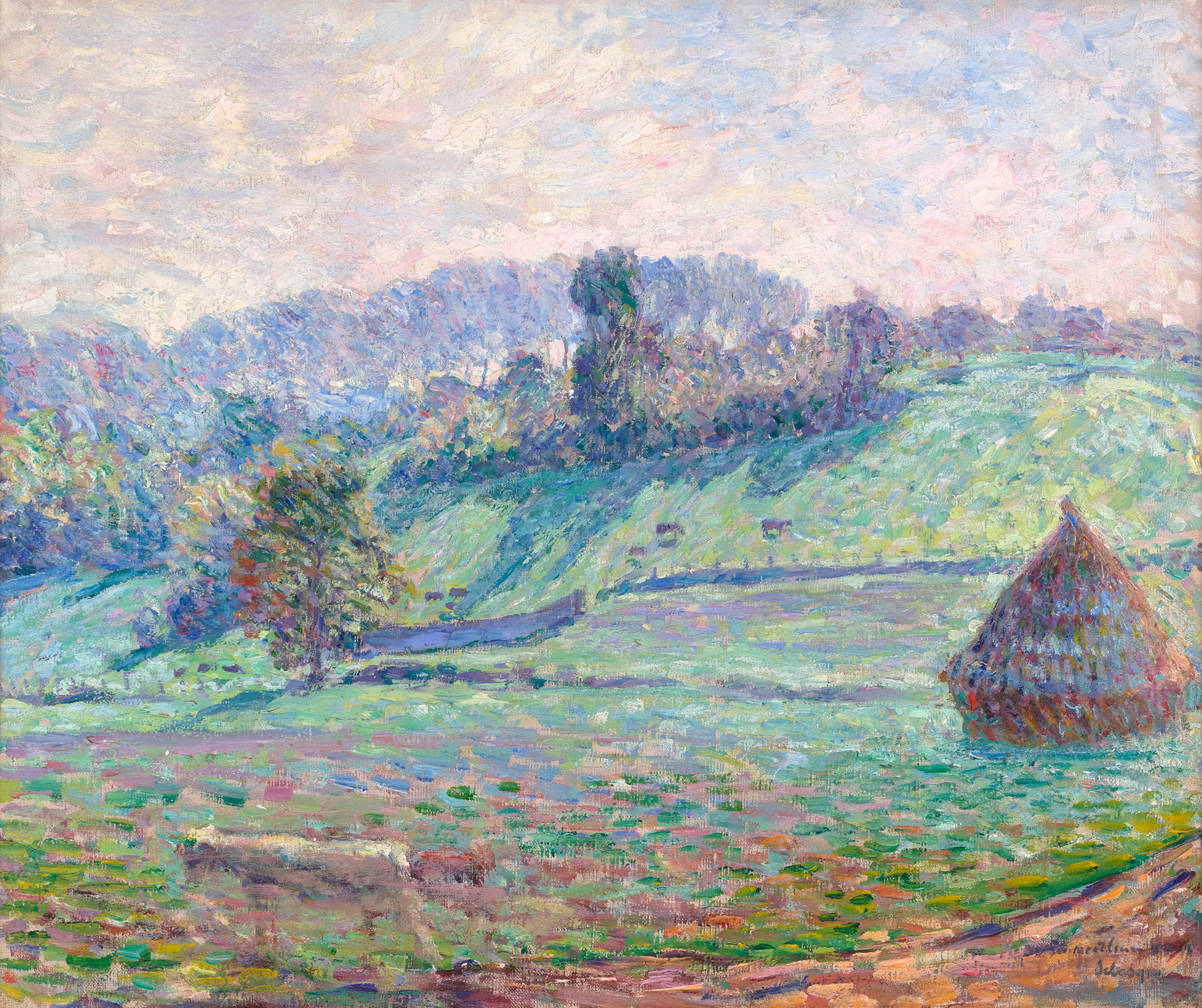 Paysage à la meule by Henri Lebasque