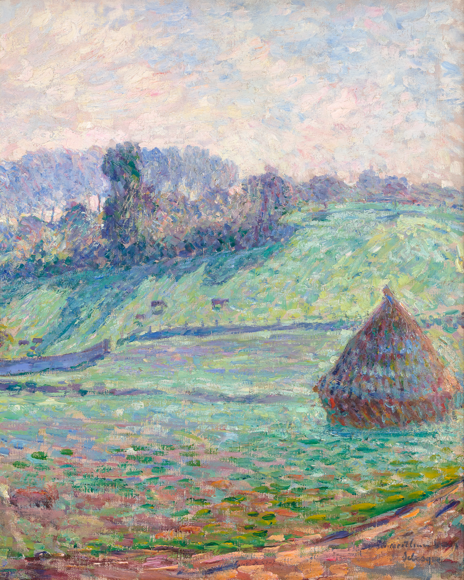 Paysage à la meule by Henri Lebasque