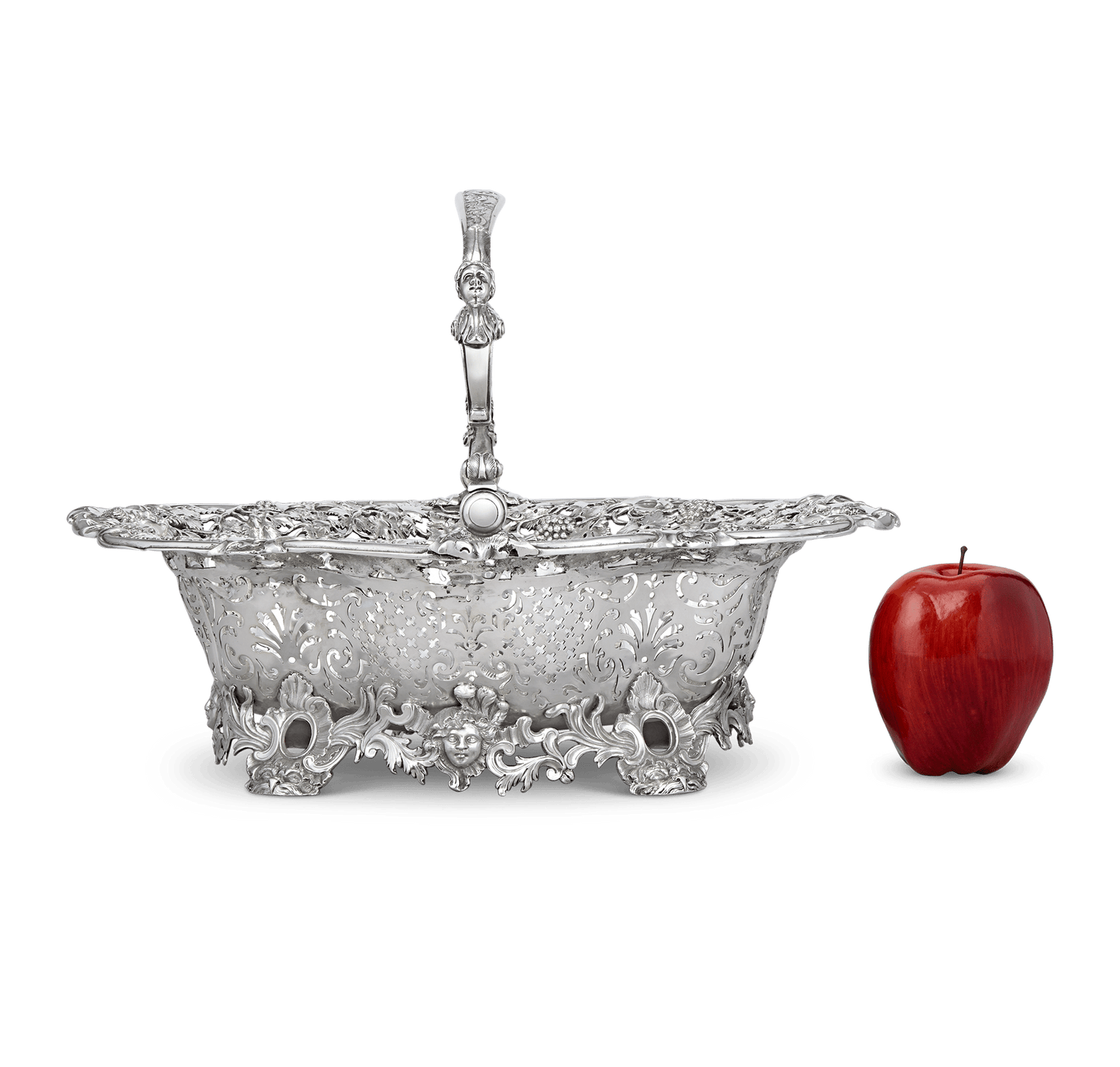 Georgian Silver Basket by Peter Archambo