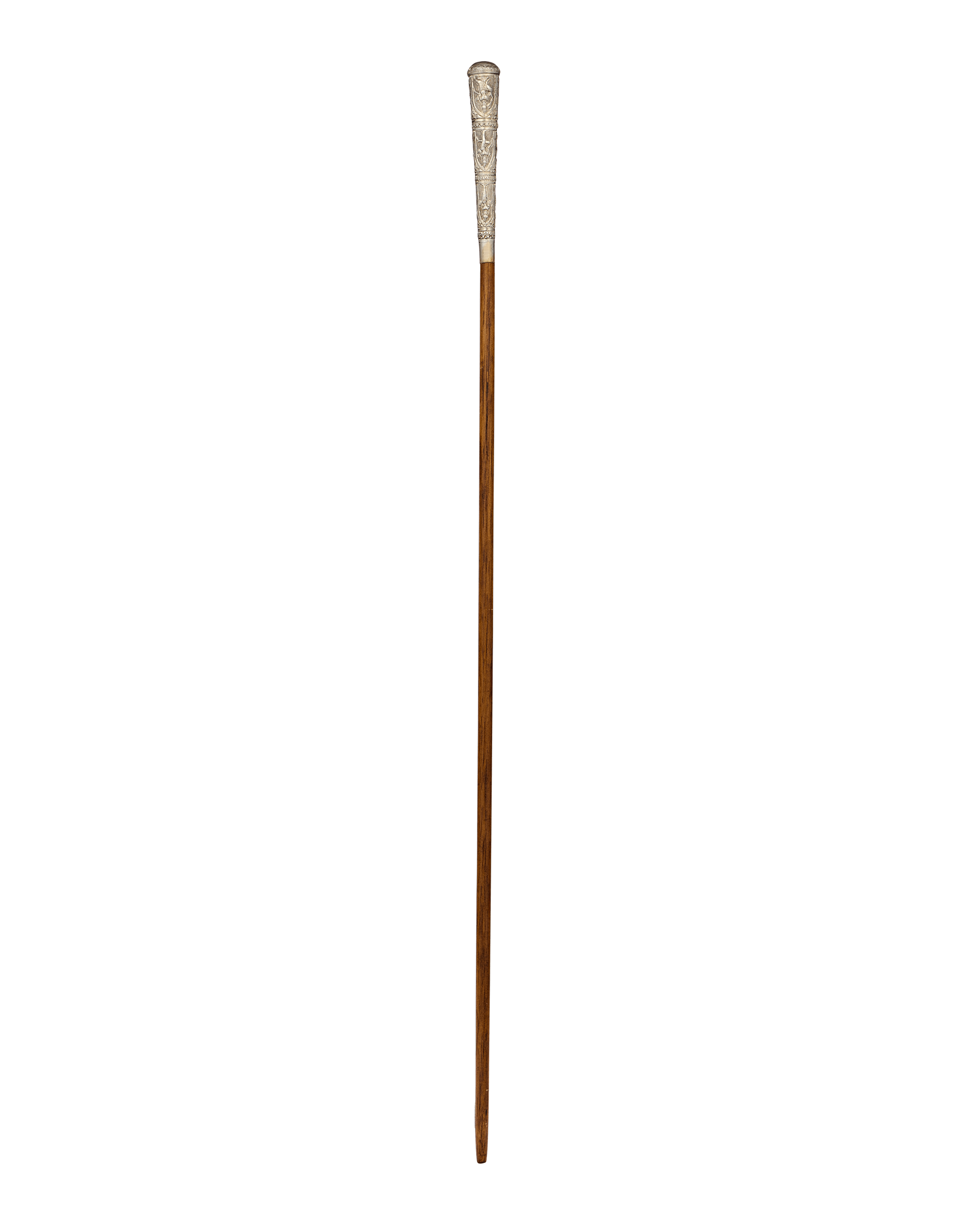 Carved Silver Cane