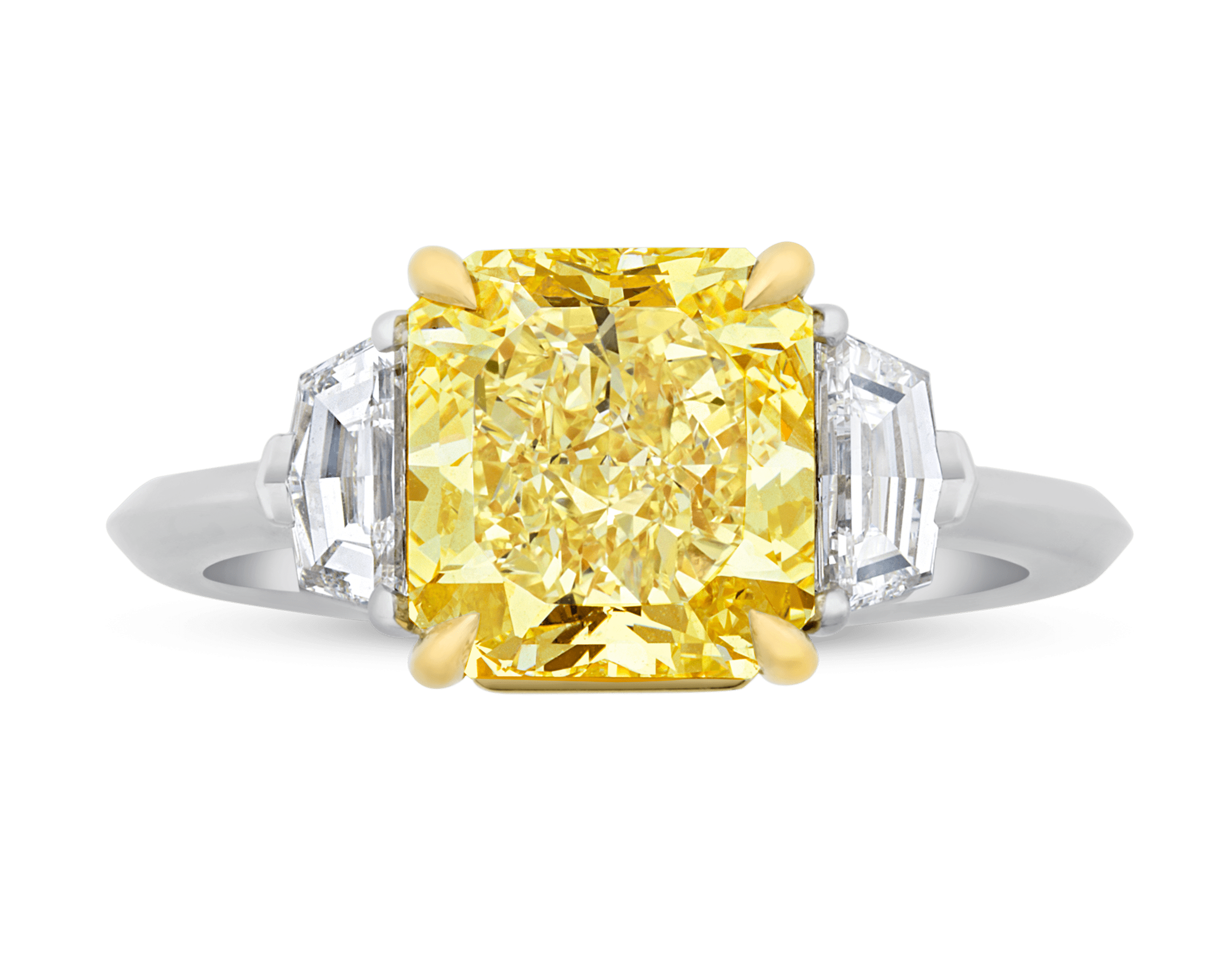 Fancy Yellow Diamond Ring, 3.05 Carats