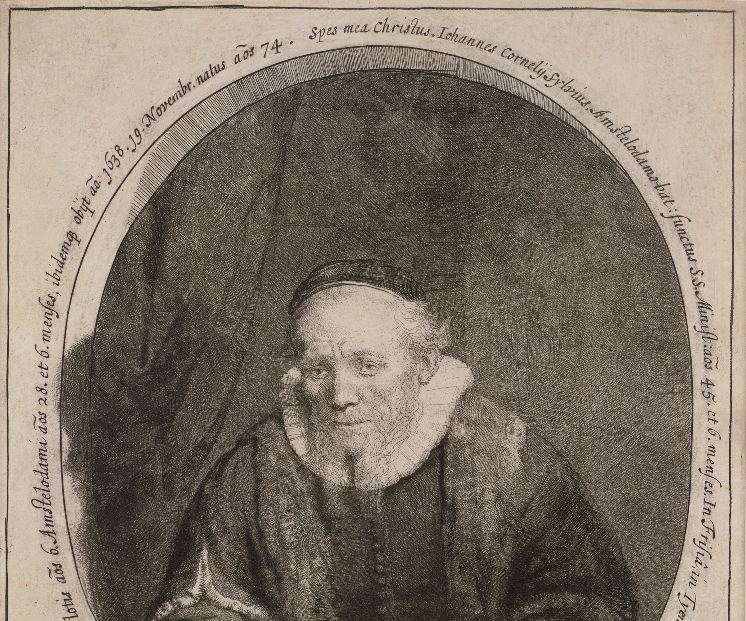 Jan Cornelis Sylvius, Preacher by Rembrandt Van Rijn