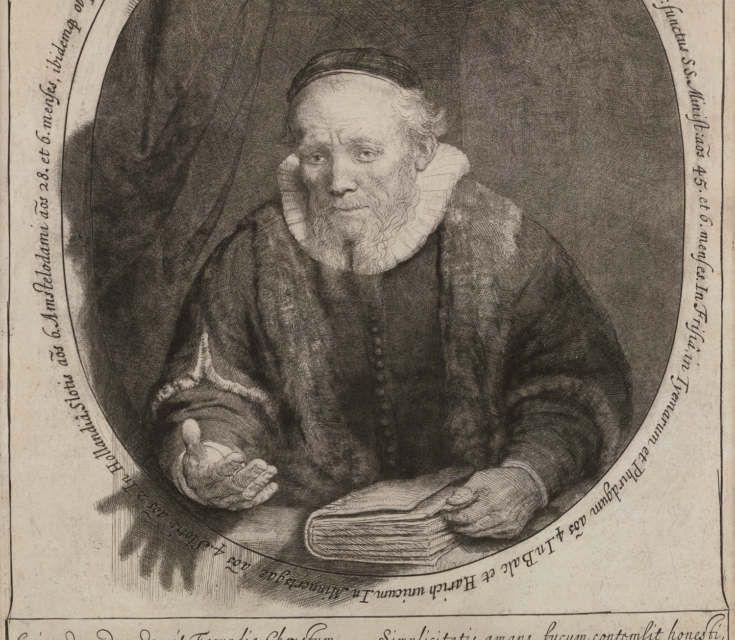 Jan Cornelis Sylvius, Preacher by Rembrandt Van Rijn