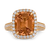 Honey Tourmaline Ring, 6.21 Carats