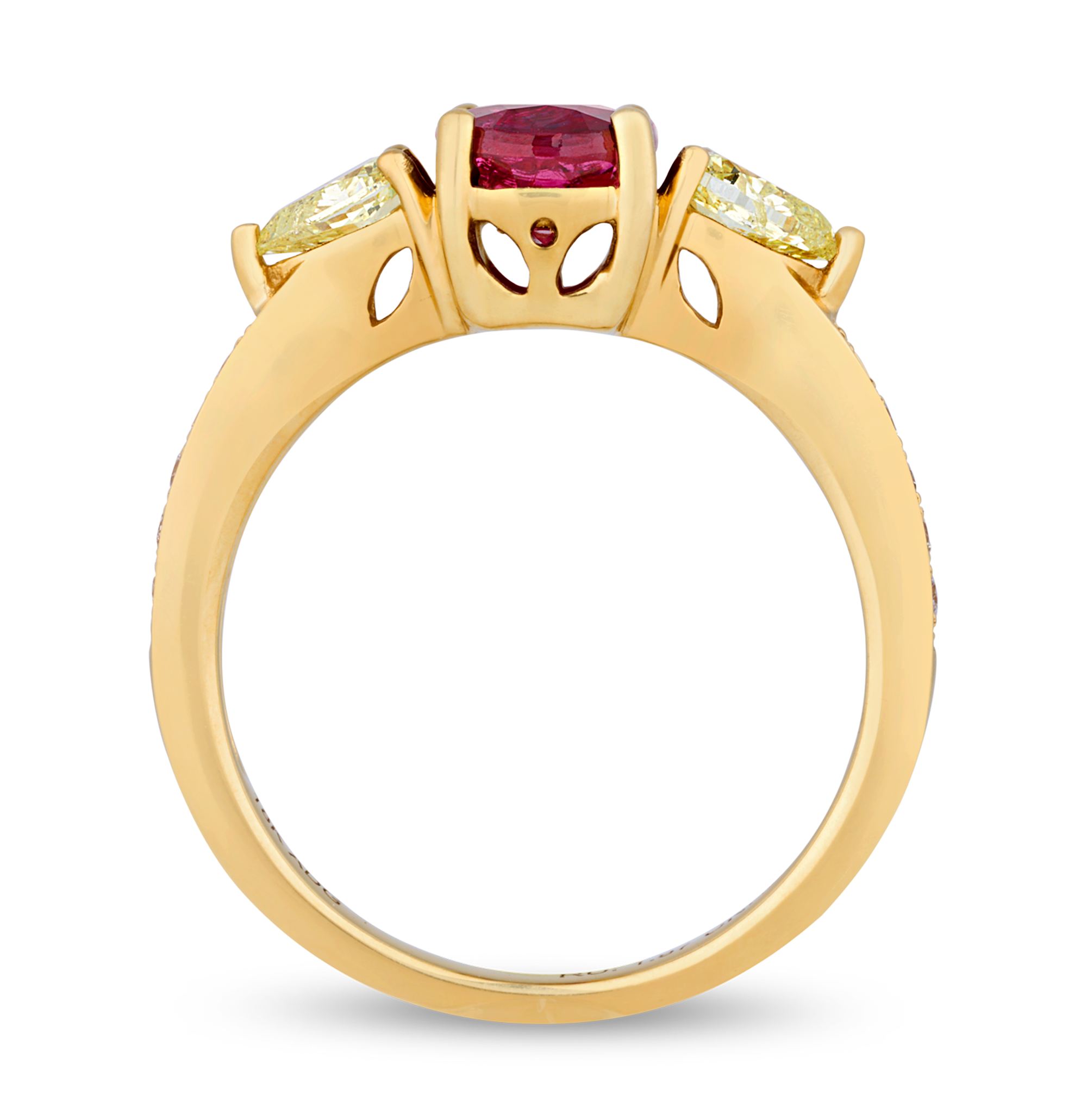 Untreated Ruby Ring, 1.97 carats