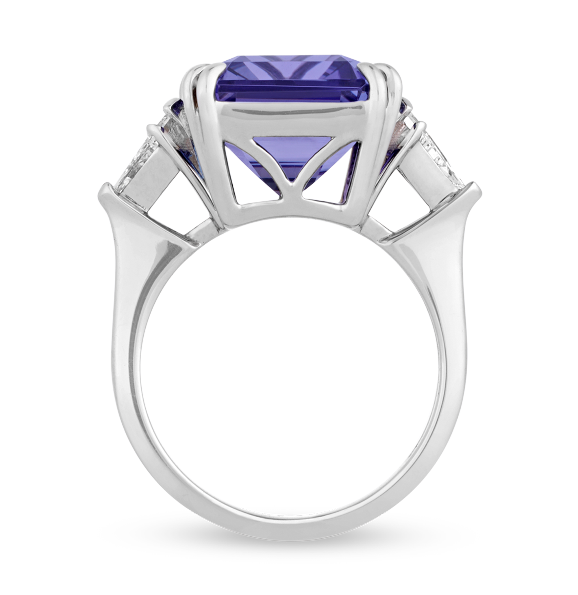 Untreated Tanzanite Ring, 11.40 carats