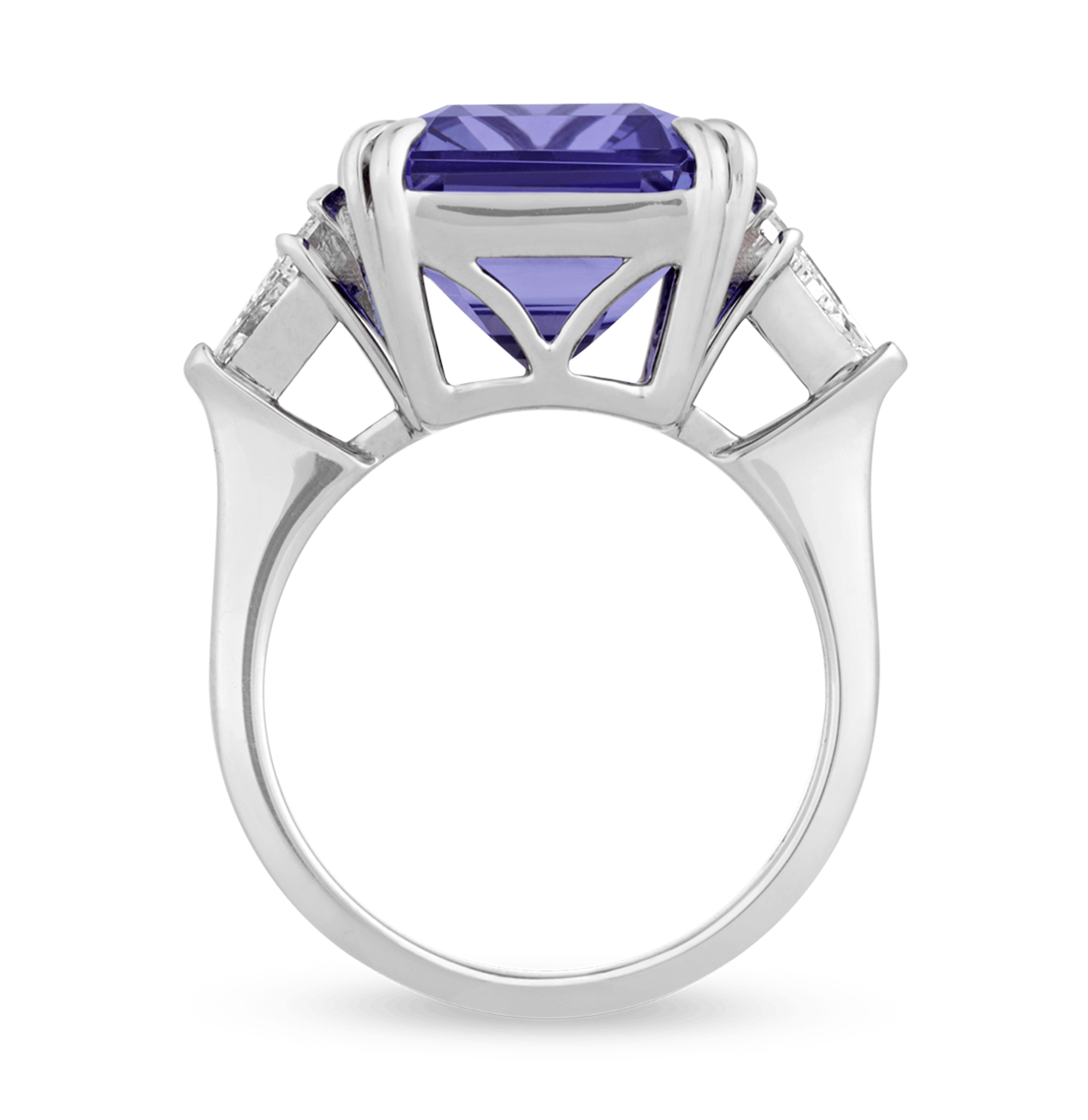 Untreated Tanzanite Ring, 11.40 carats